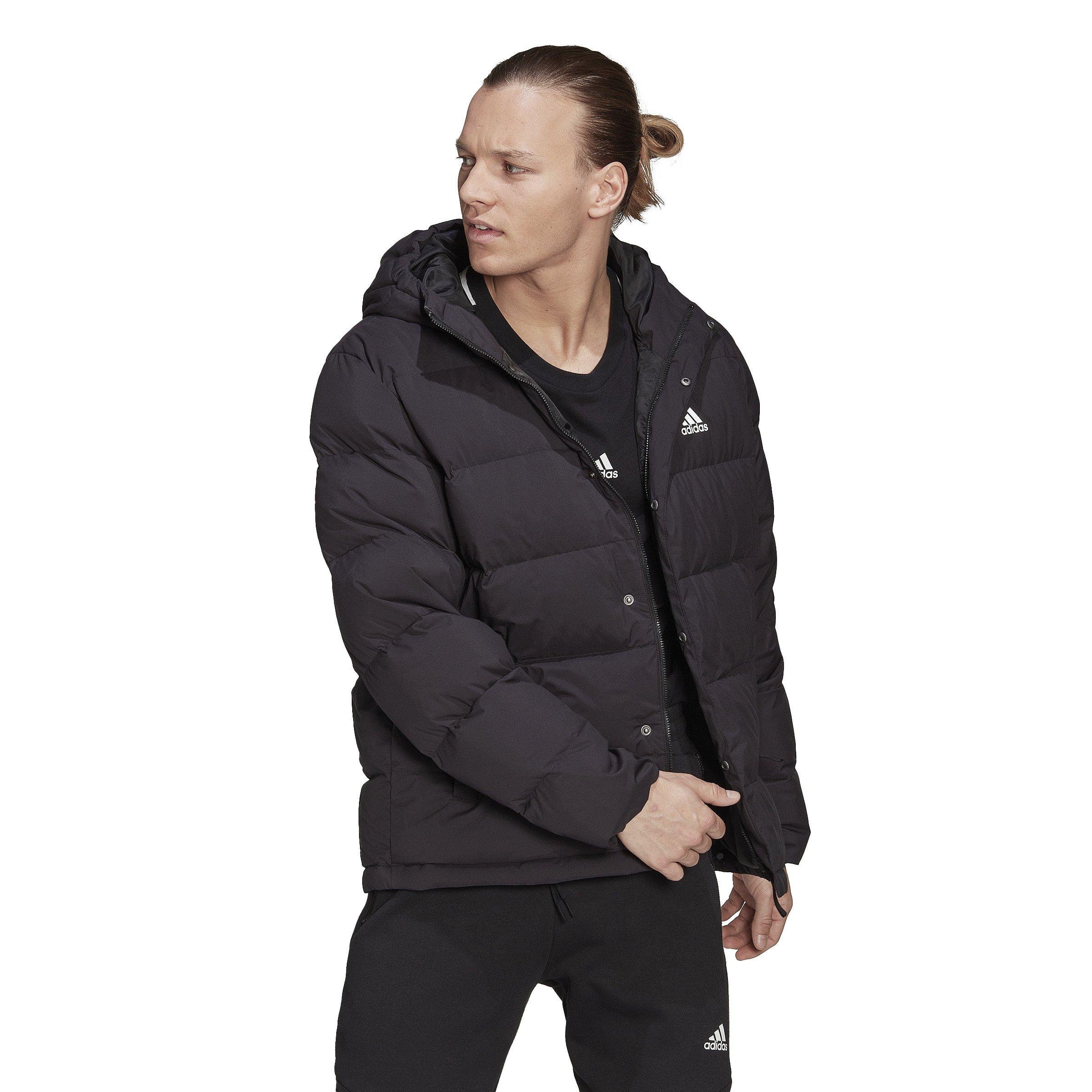 Helionic hooded shop down jacket