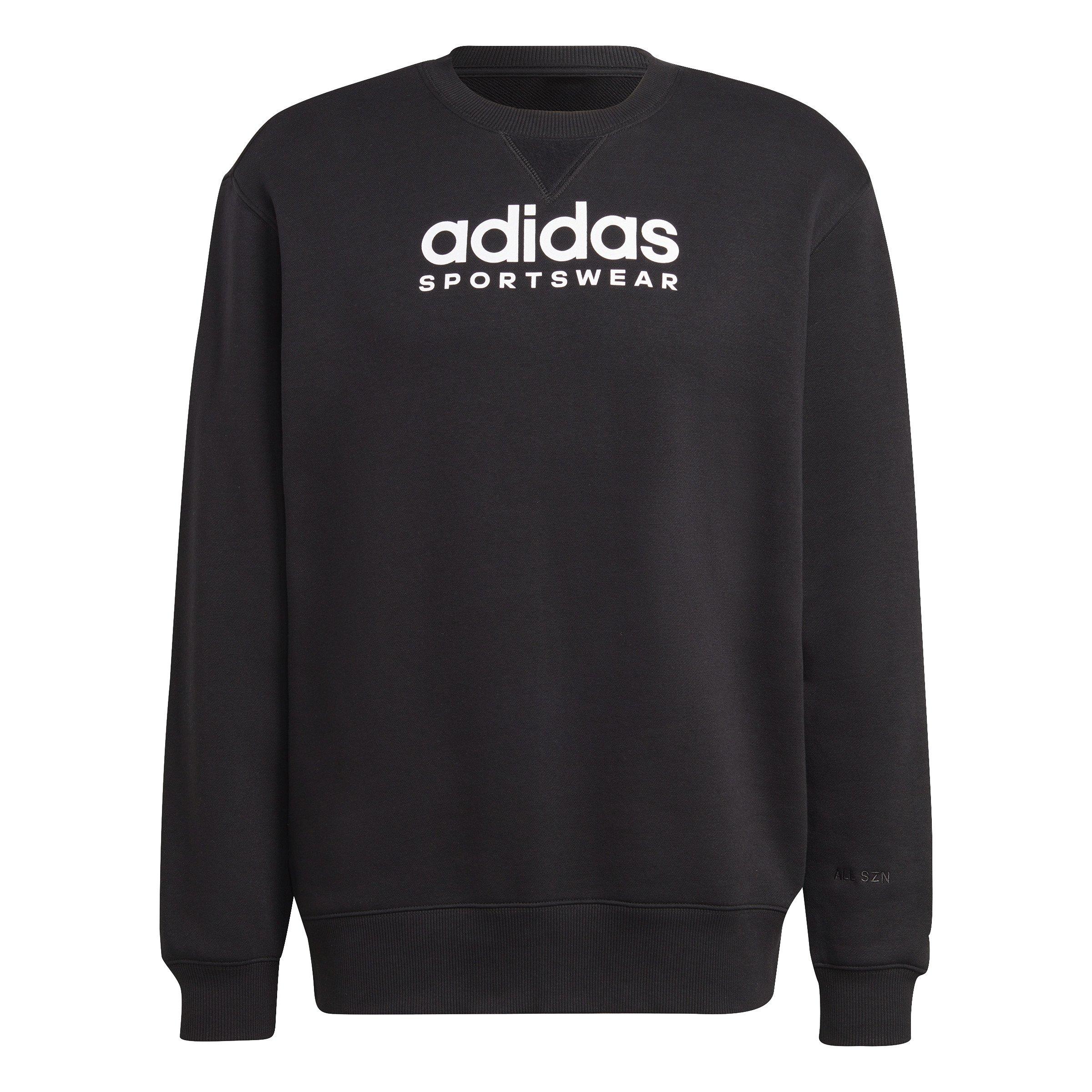 Adidas long sleeve sales black sweatshirt