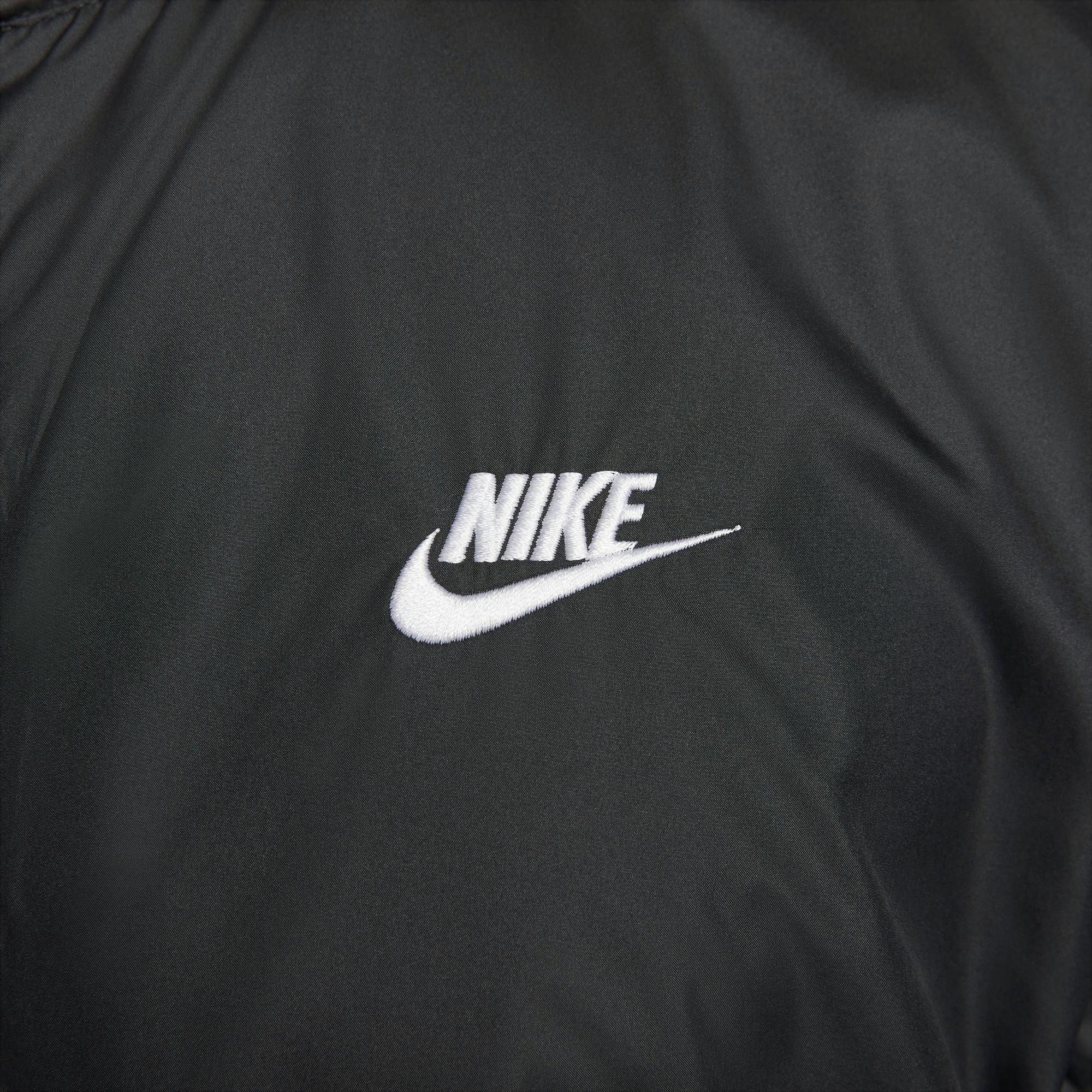 Nike Sportswear Essential Women's Woven Jacket, Black/White, Large :  : Clothing, Shoes & Accessories