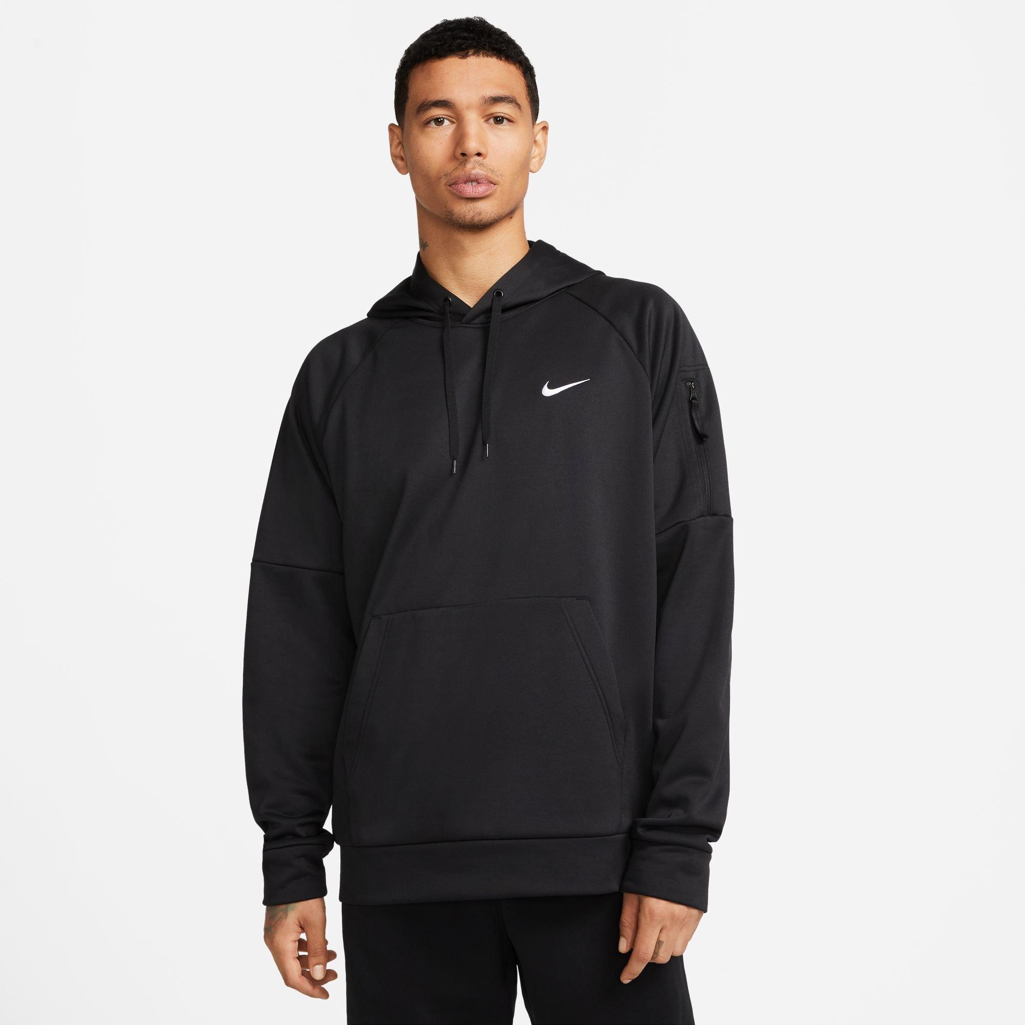 Nike Therma Men's Therma-FIT Hooded Fitness Pullover.