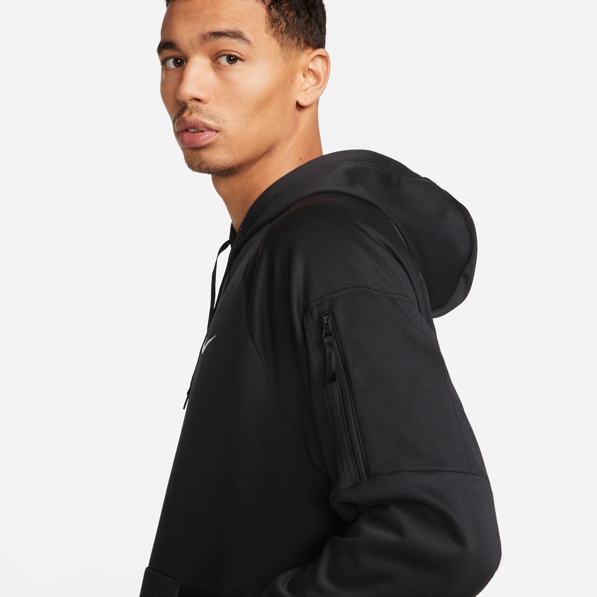 Buy Nike Black Sportswear Therma-fit Jacket - Black/black/white At 30% Off