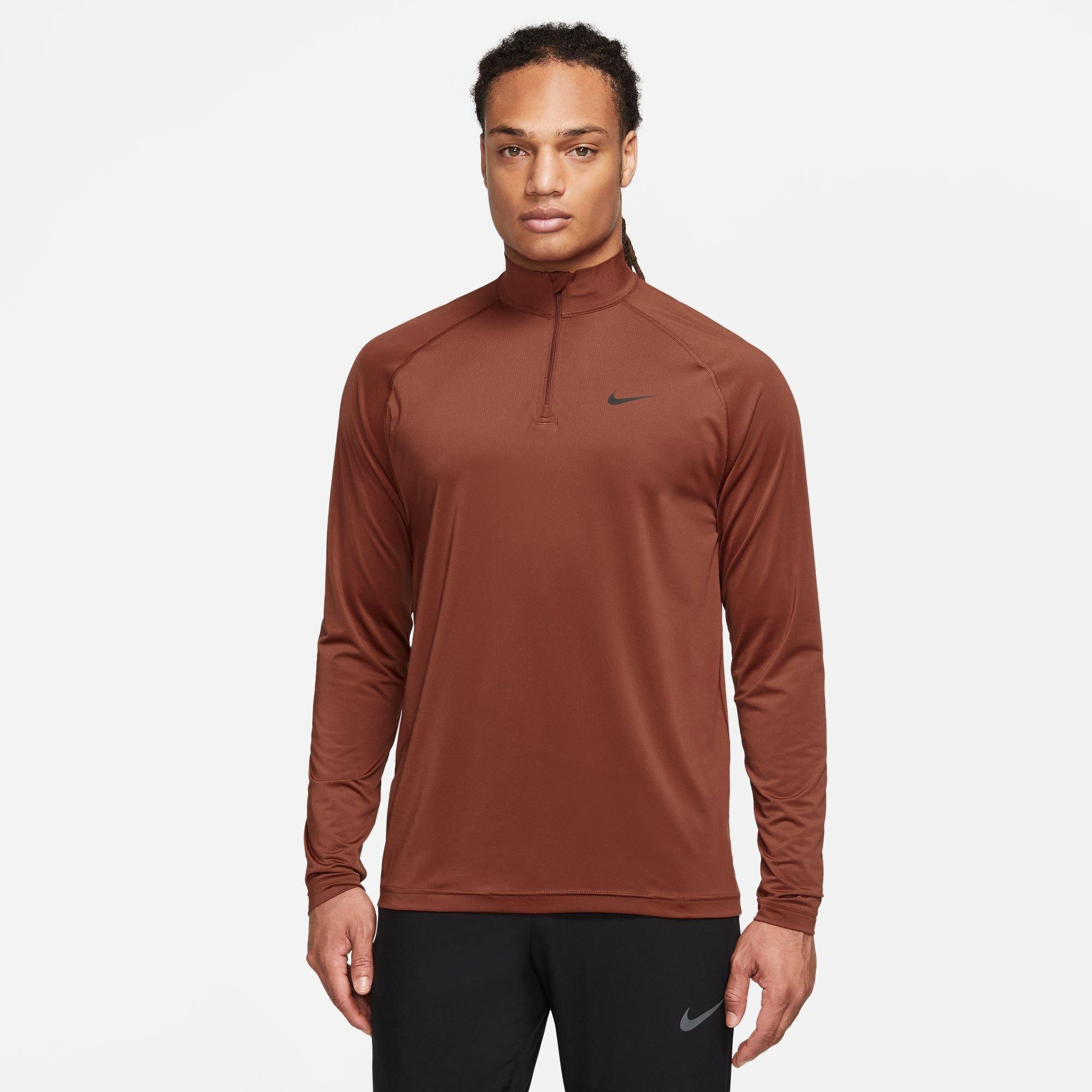 Nike Men s Dri FIT Ready 1 4 Zip Long Sleeve Top