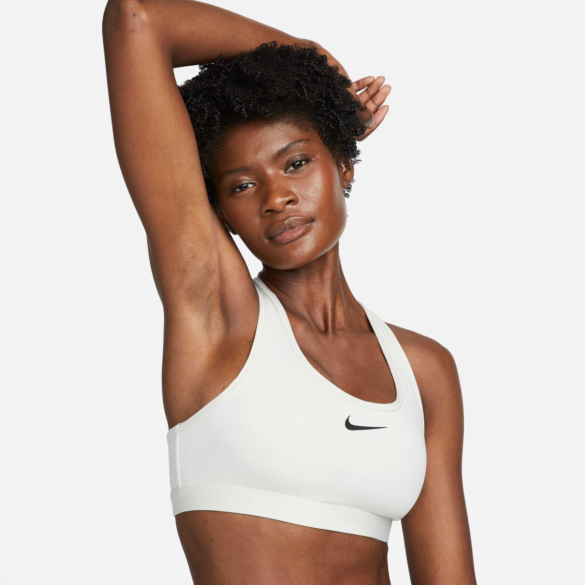 Nike Sports Bra Dri-FIT Swoosh - White/Black Woman