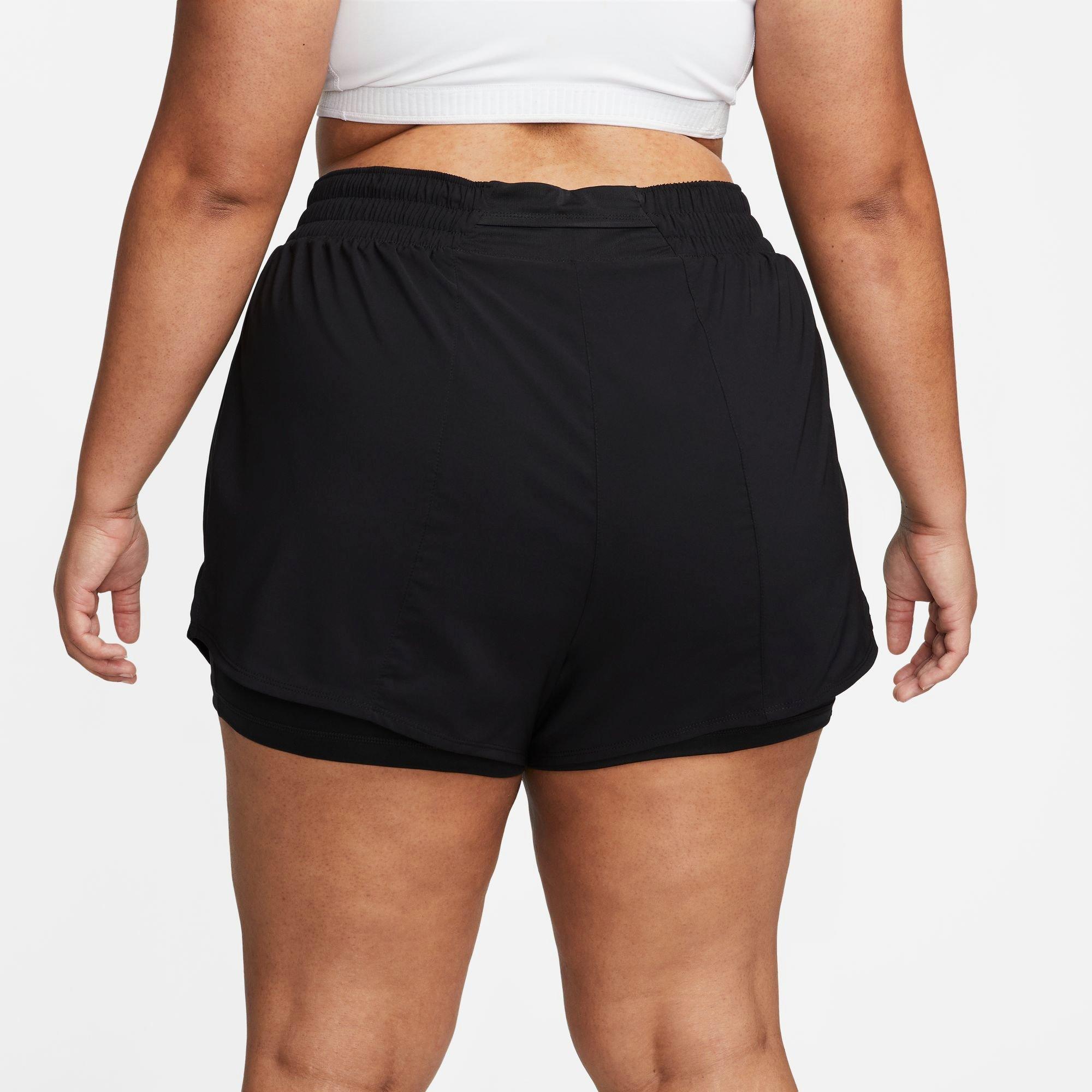 Women's One Dri-Fit High-Rise 3" 2-in-1 Shorts, Plus Size