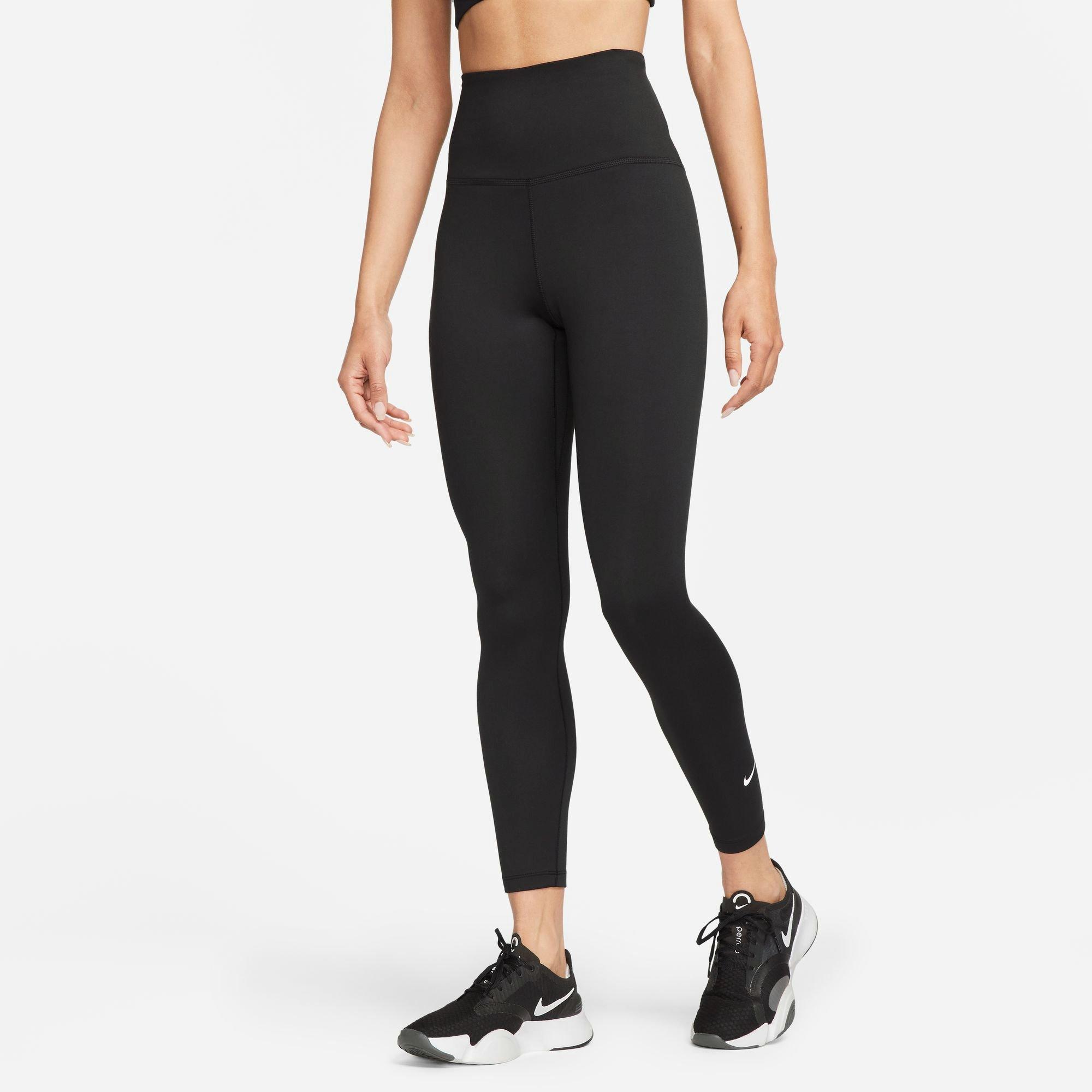 Nike, One High-Rise Leggings - Deep Jungle/White