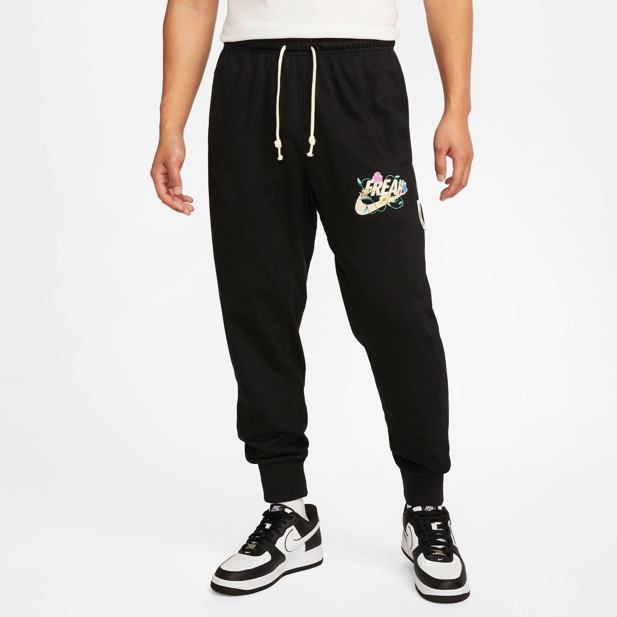 Nike Jordan Jumpman Logo Men Fleece Pants, Black, Medium 