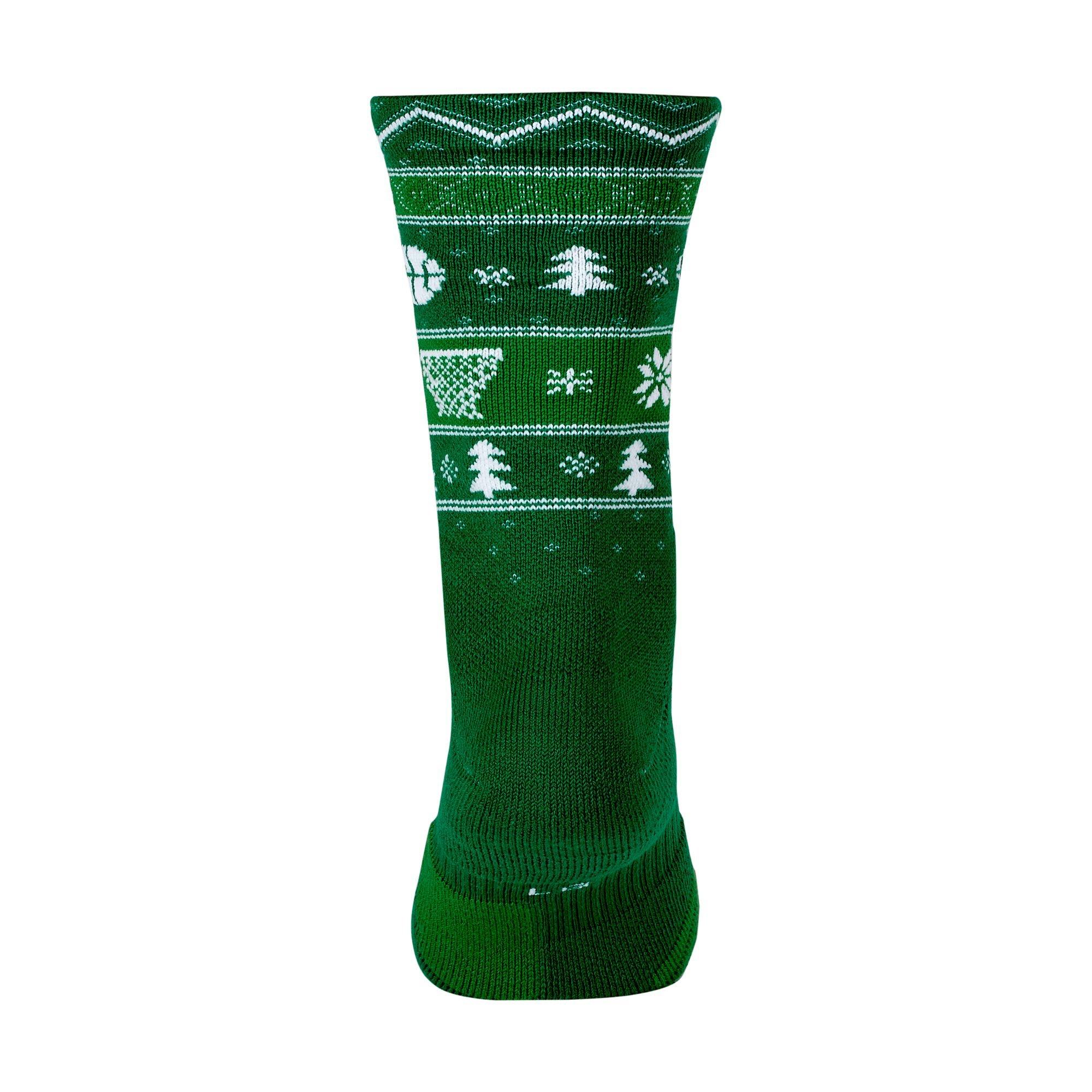 Men's Holiday Elite Crew Basketball Socks from Nike