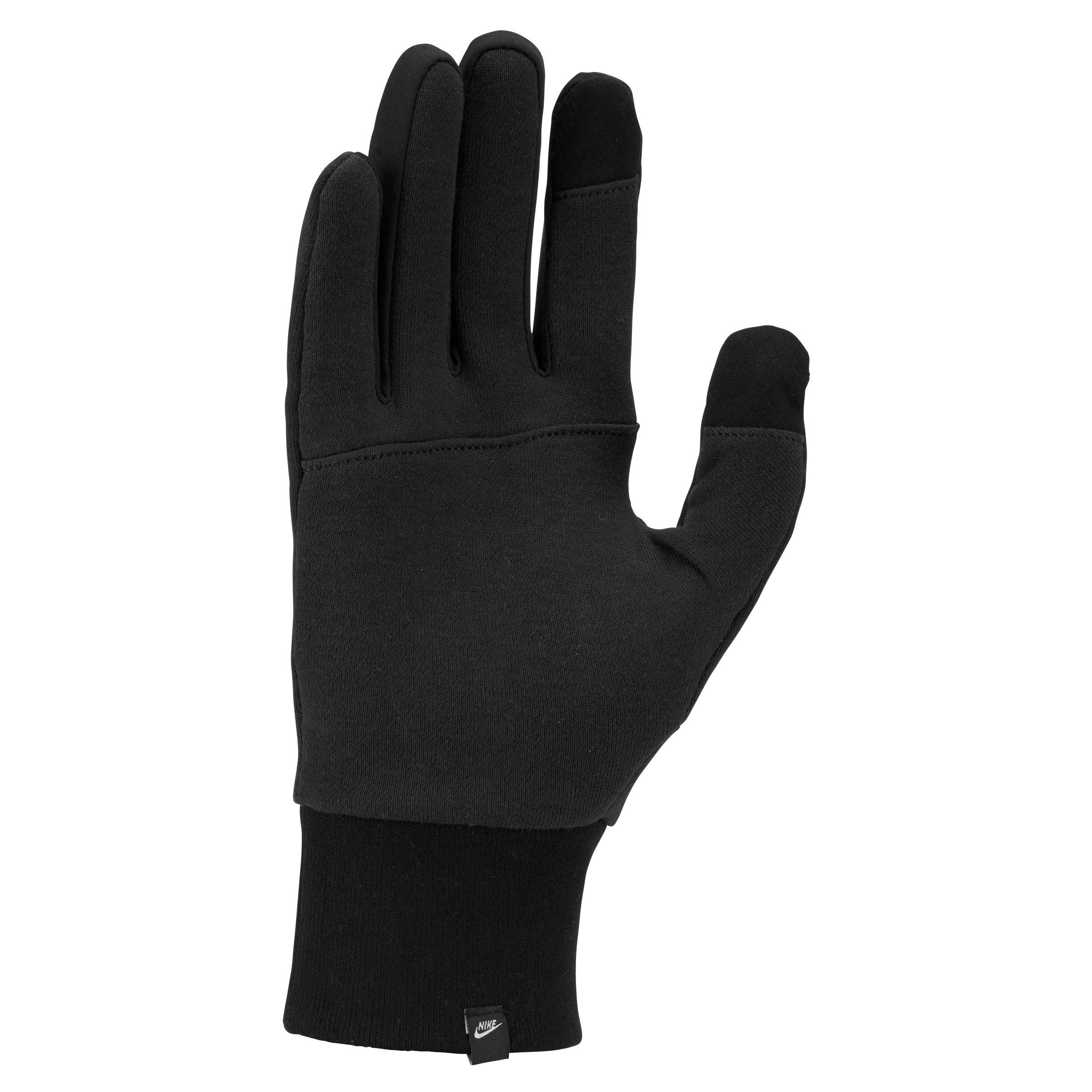 Nike Mens Fleece Hat And Glove Set Black | Black | Silver LG | XL