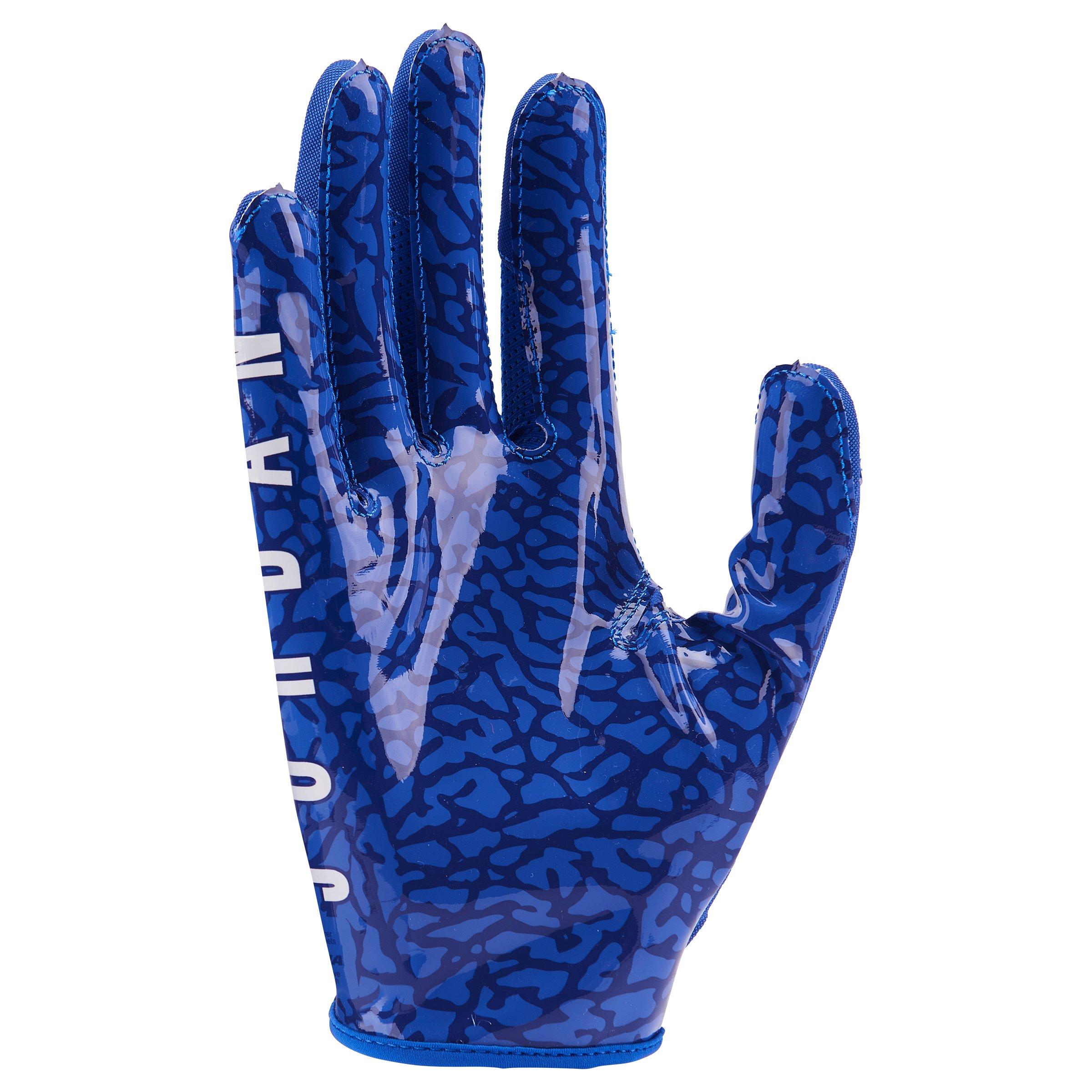 Royal blue 2024 football gloves