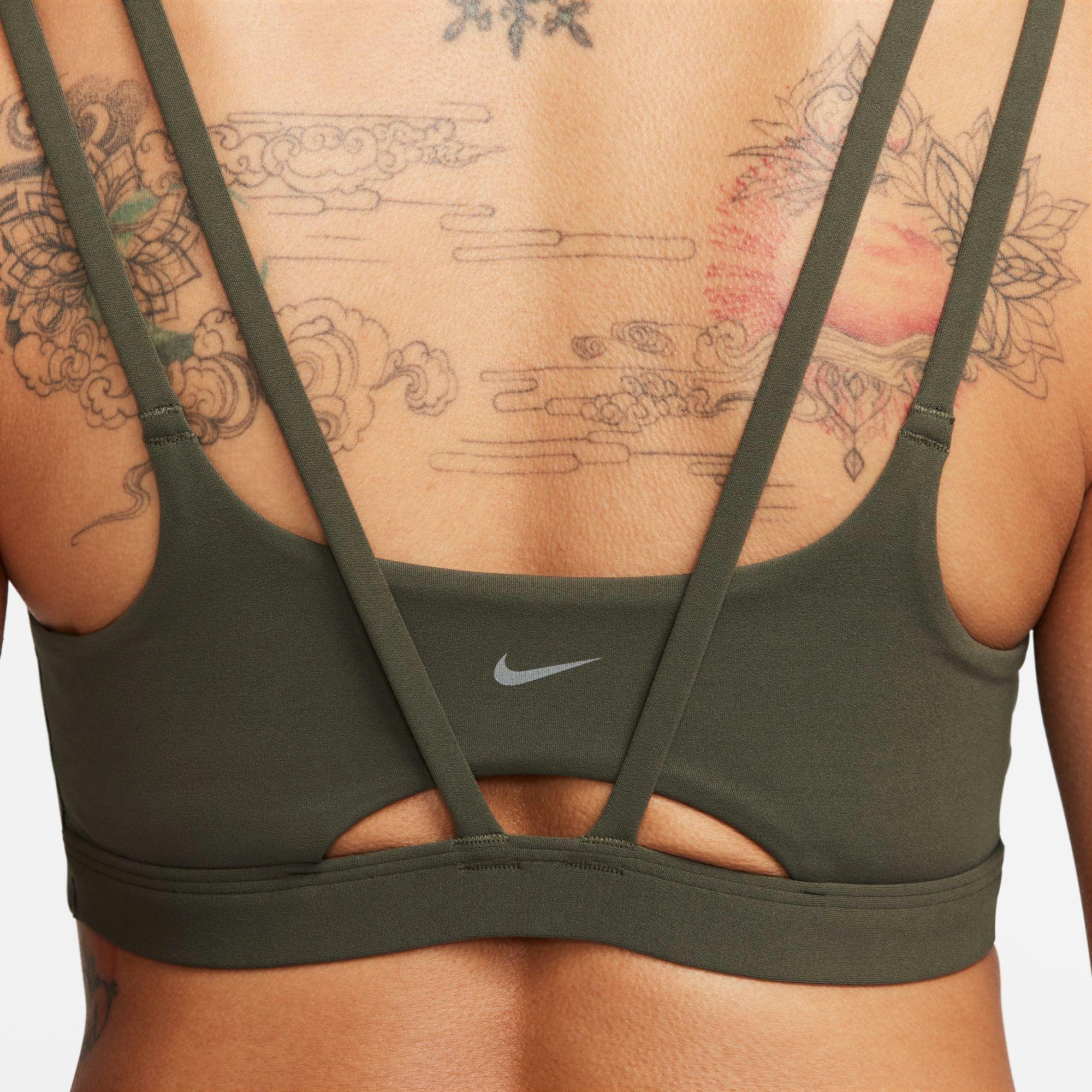 Women's Dri-Fit Alate Trace Light-Support Strappy Sports Bra