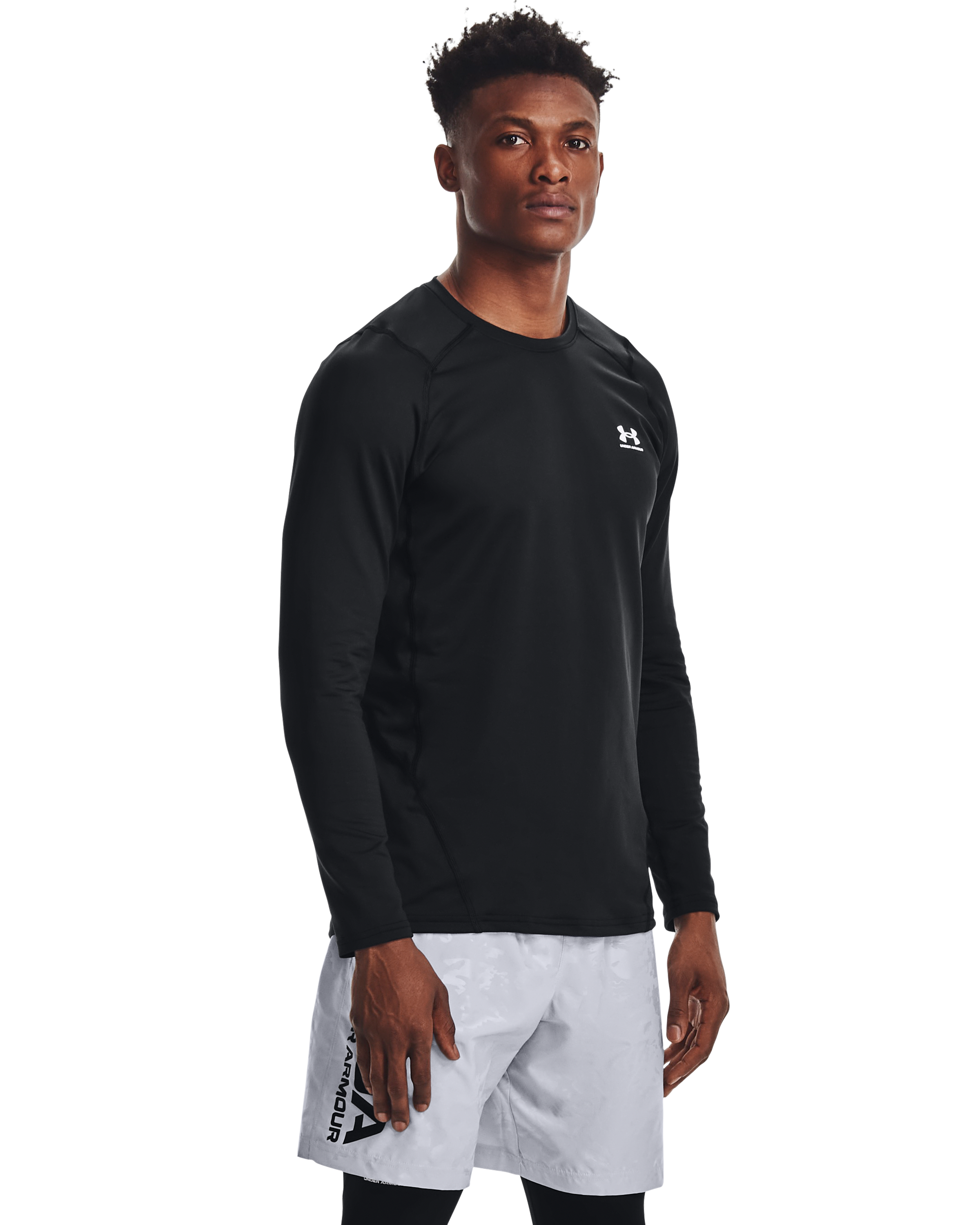 Men's ColdGear Armour Fitted Crew Top from Under Armour