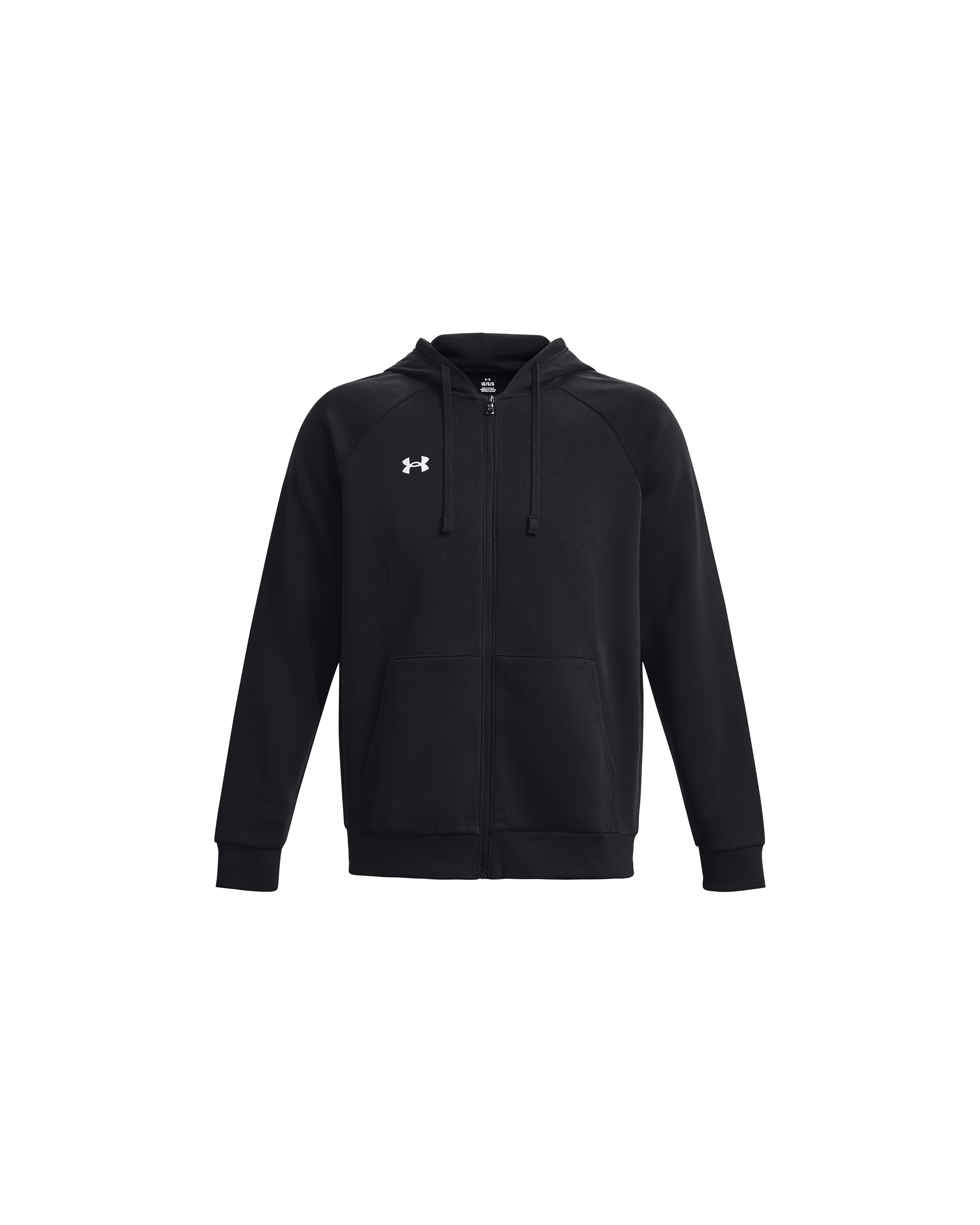 Under Armour Men's Rival Terry Full Zip Hoodie Onyx White