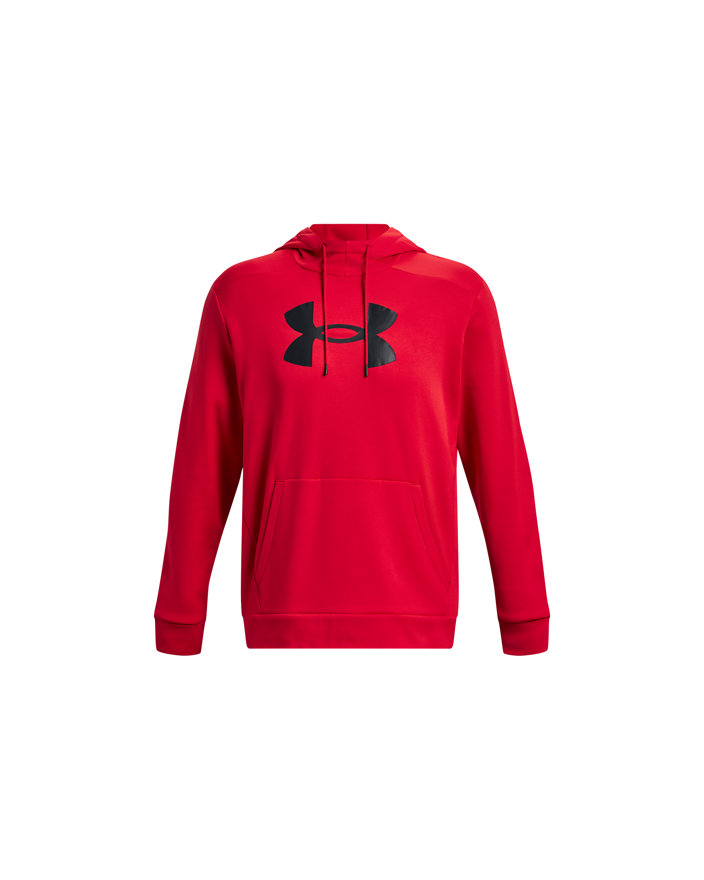 Under Armour Men's Medium Red & Black Fleece Big Logo Hoodie