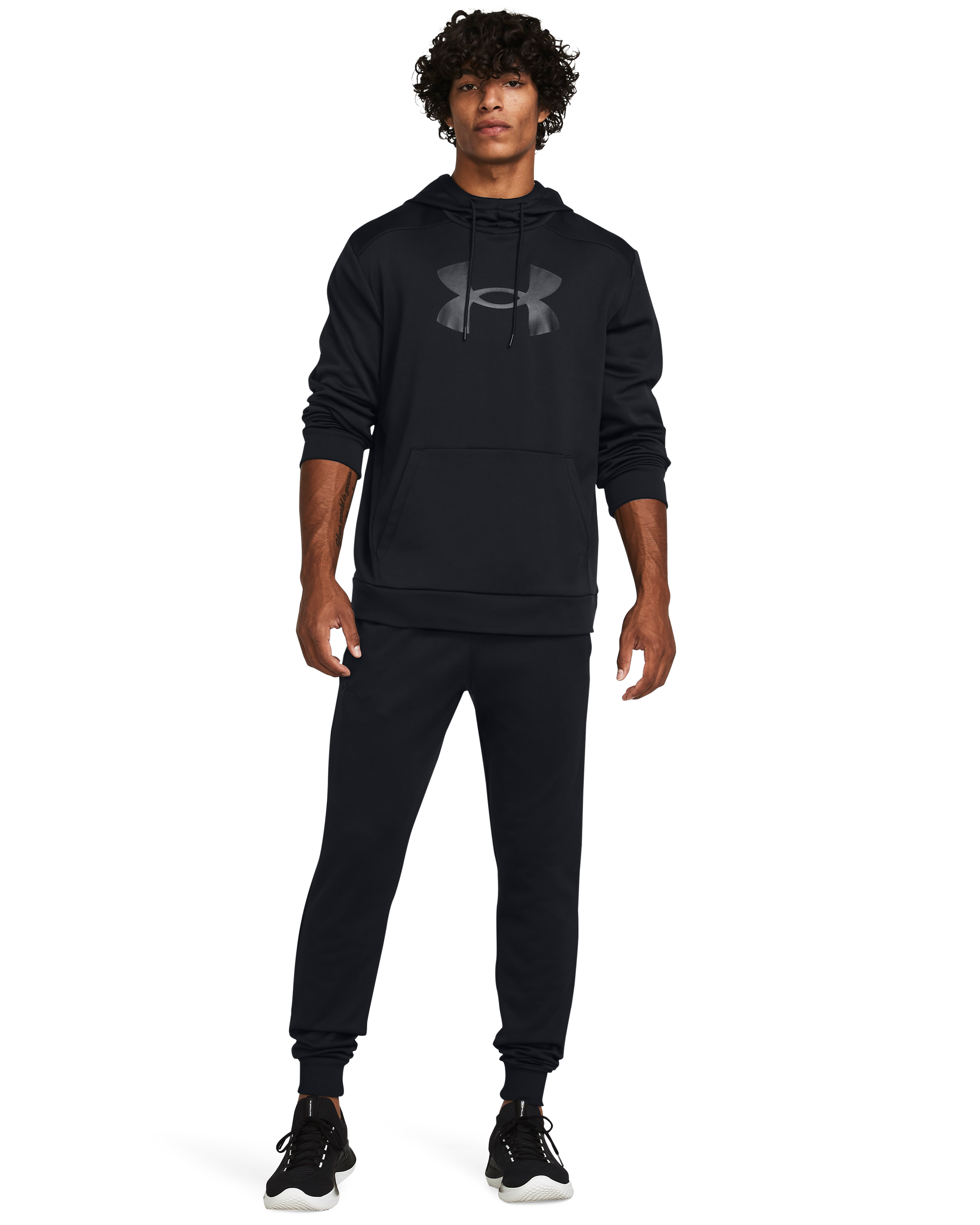 Under Armour Essential Fleece Joggers, Pitch Grey Medium Heather