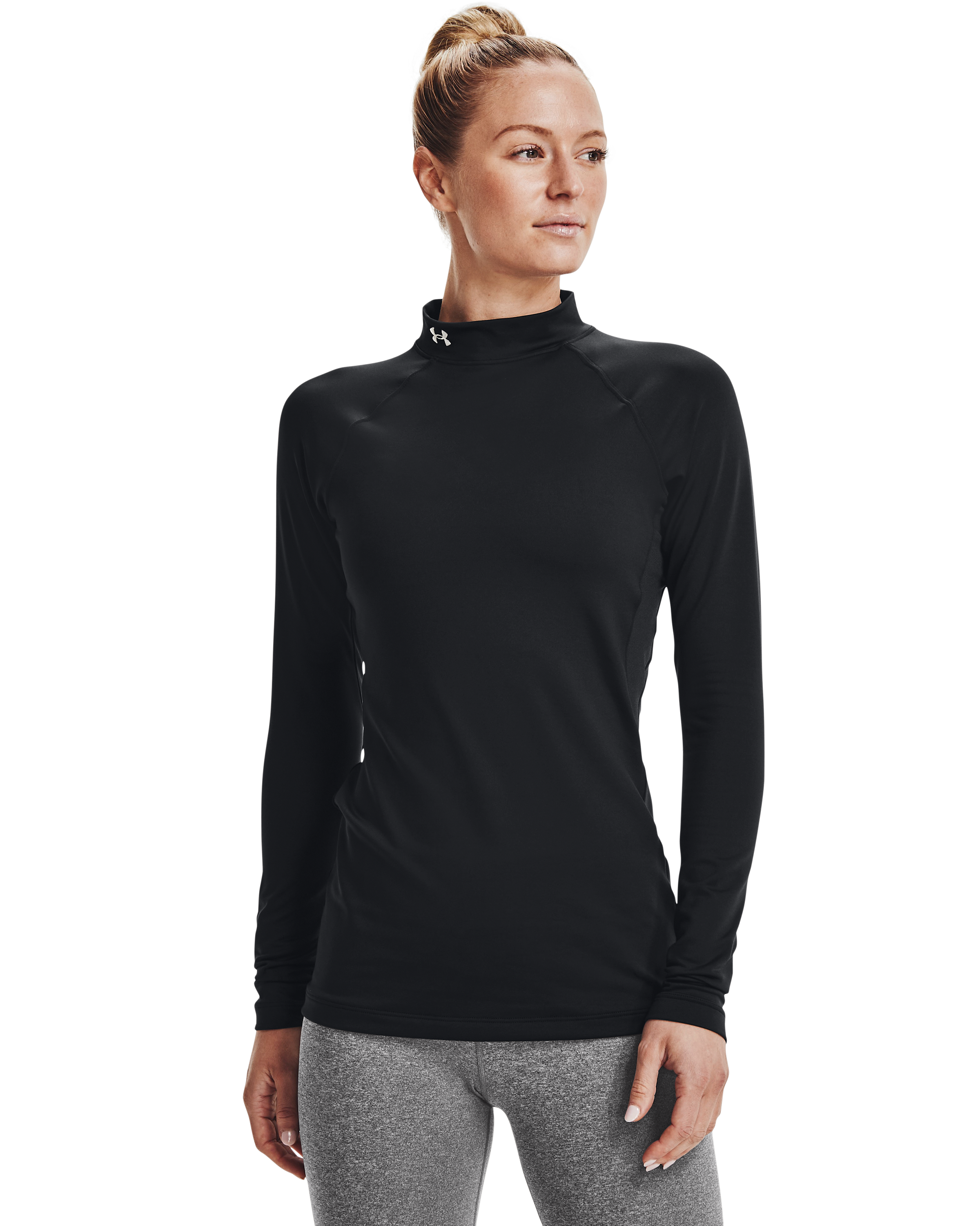 p>Under Armour Ladies ColdGear&Reg; Armour Fitted Mock Neck Golf Baselayer </p>