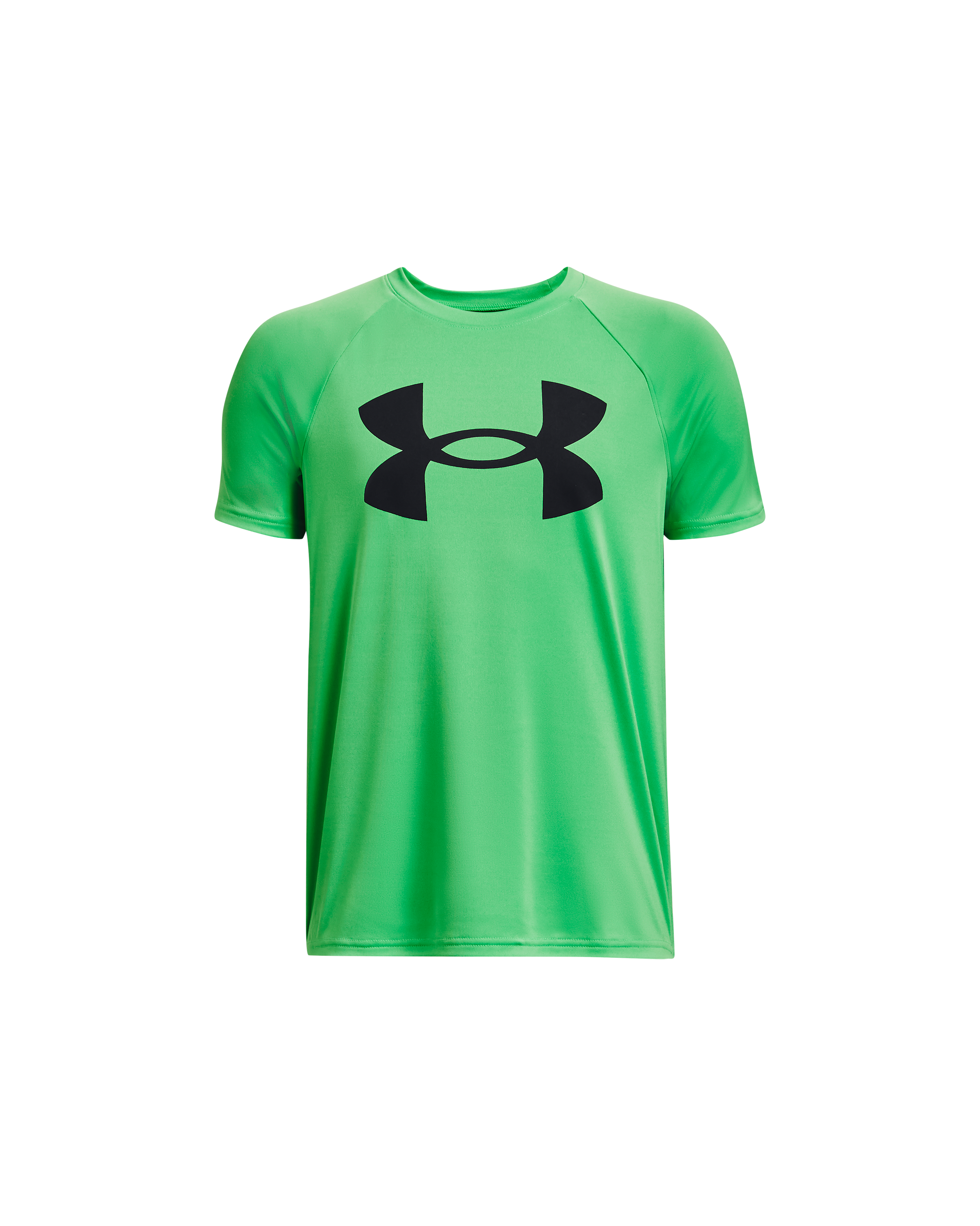 Under Armour Boys' Tech Big Logo Short Sleeve - Green, Ymd