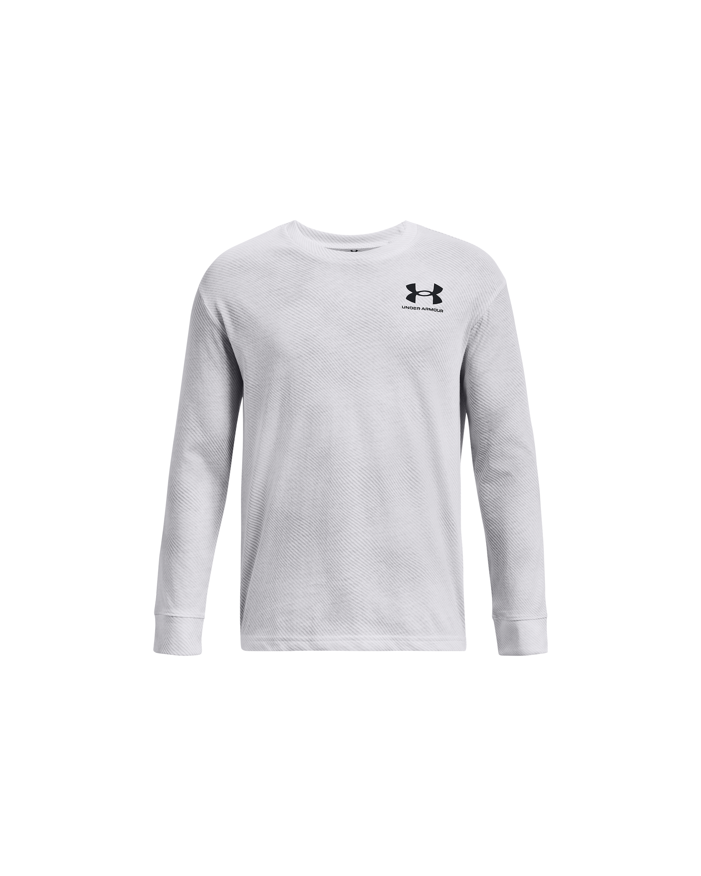 Under Armour Black Cotton Regular Fit Printed Sports T-Shirt