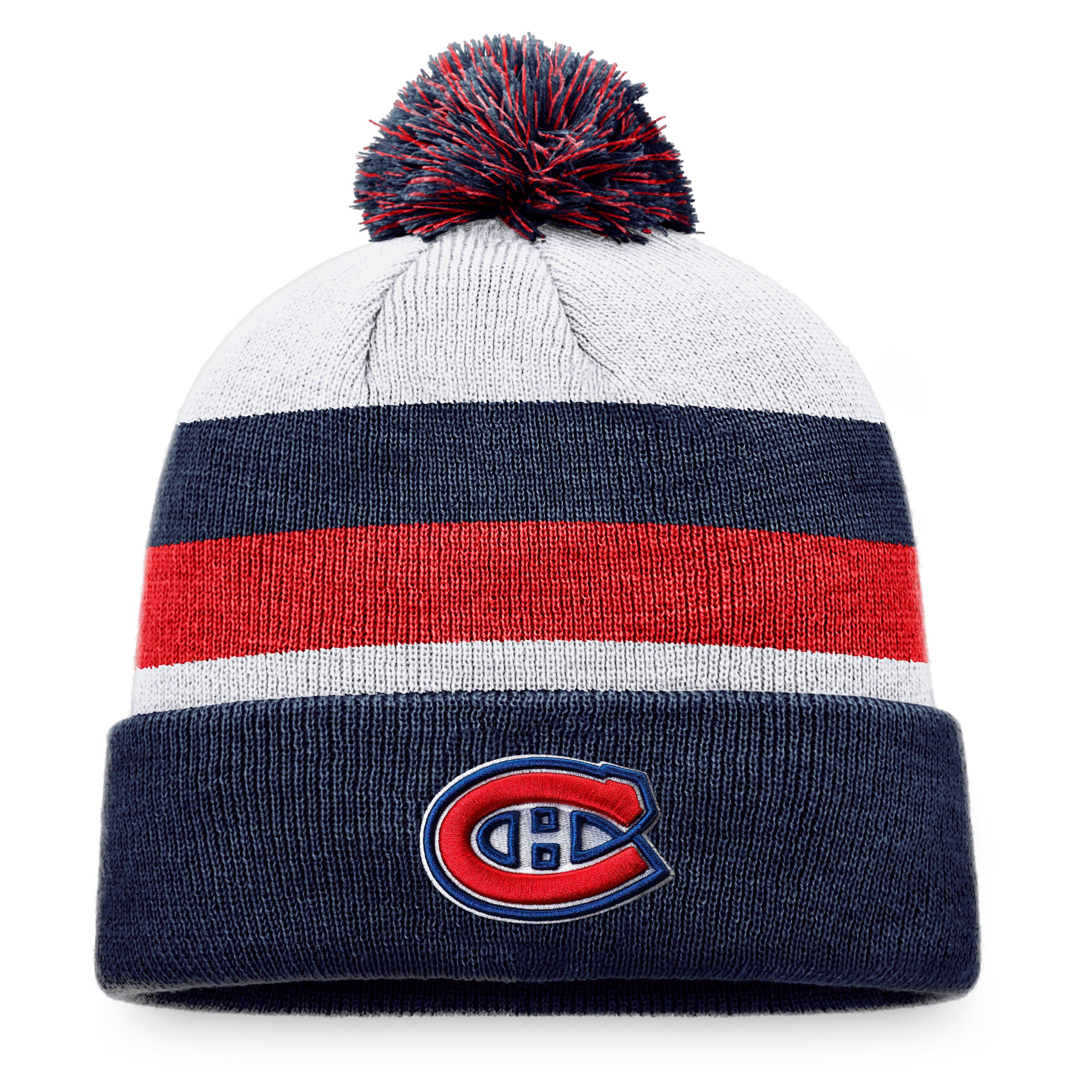 Winnipeg Jets NHL Reebok Youth Boys (8-20) Cuffed Pom Knit Winter Beanie  Hat Cap