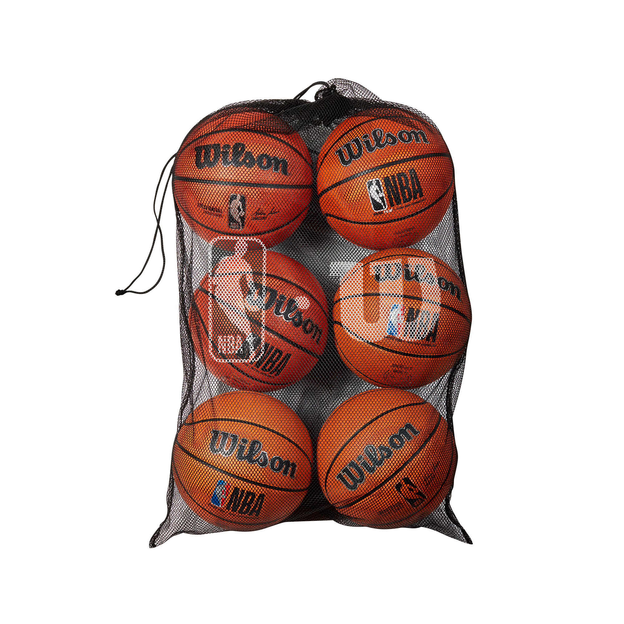 NBA 6 Ball Mesh Basketball Carry Bag