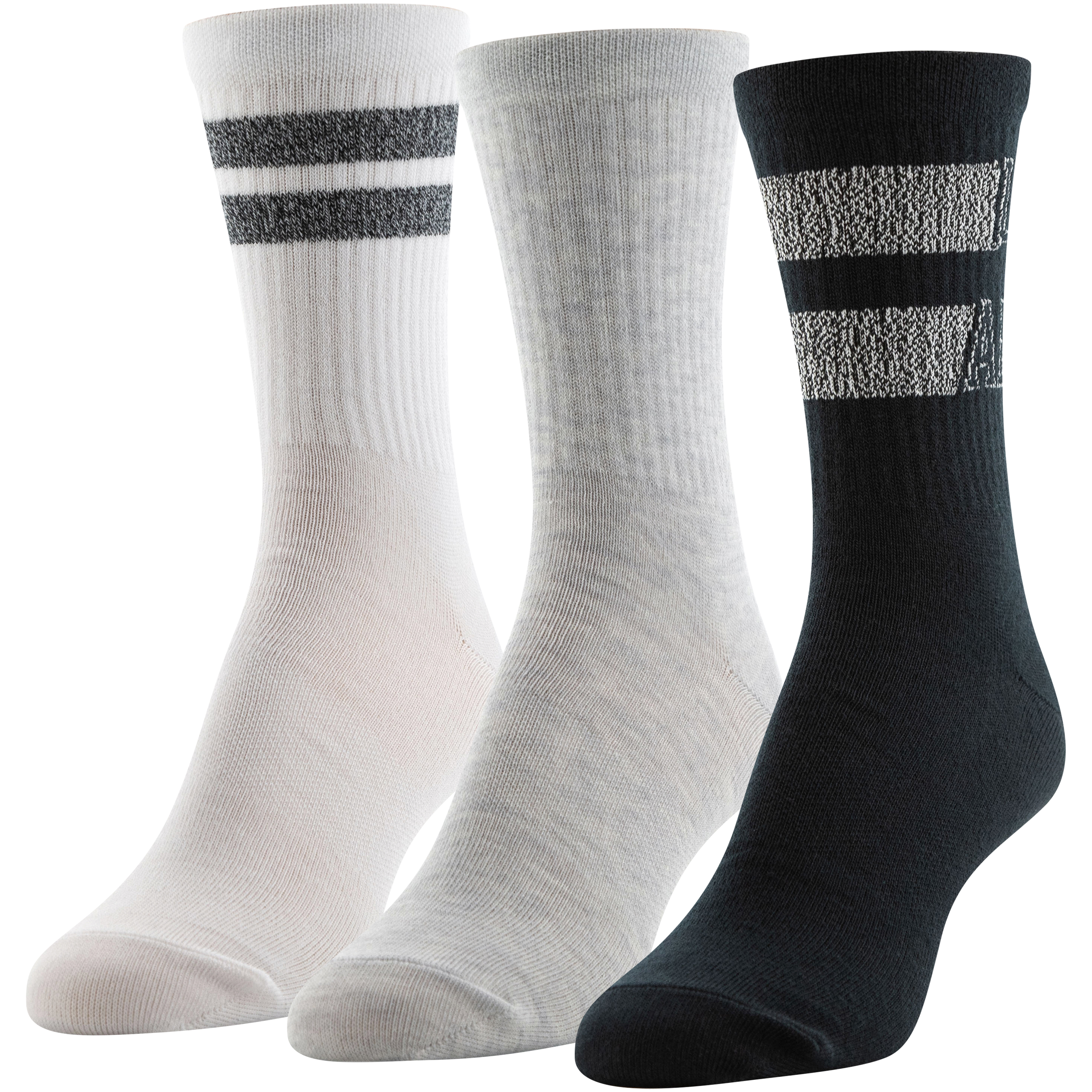 Good Fortune arch band crew sock White with Navy – Modern Envy Apparel