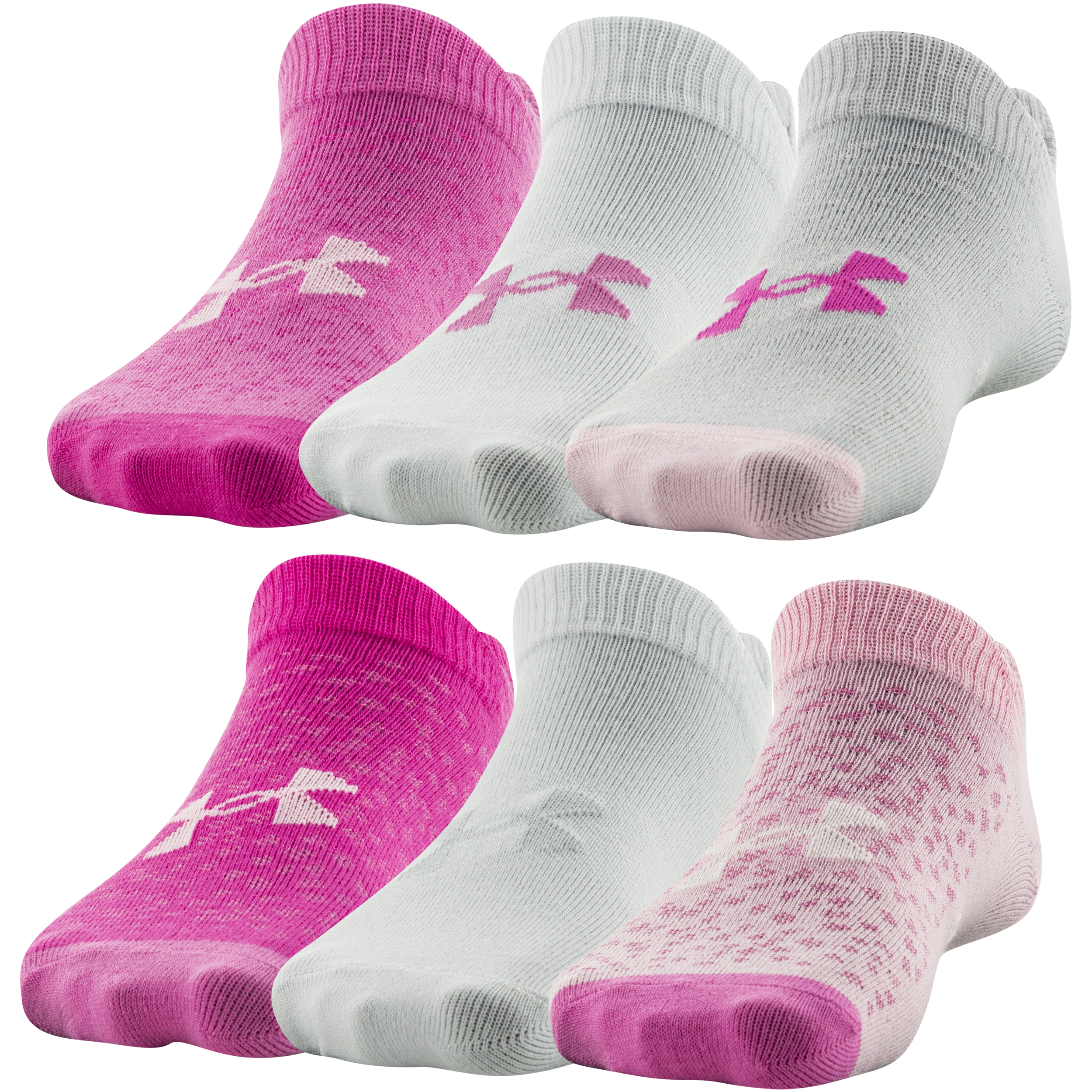 legíny Under Armour Armour Branded - Pink Shock/White