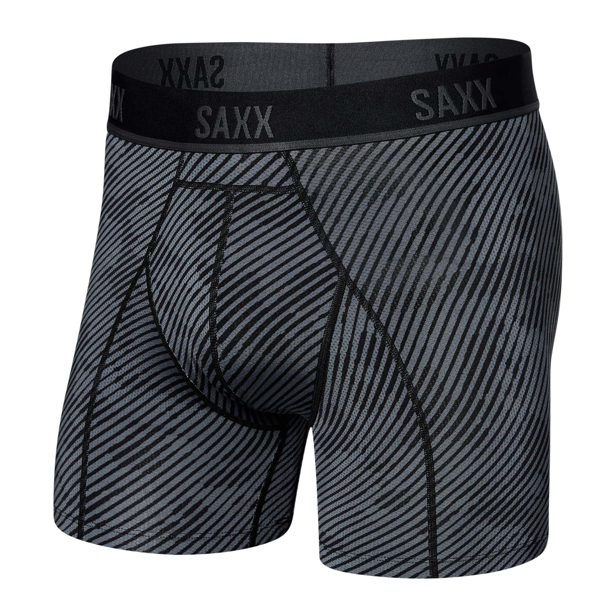 Men's Kinetic Light-Compression Mesh Boxer Brief from Saxx