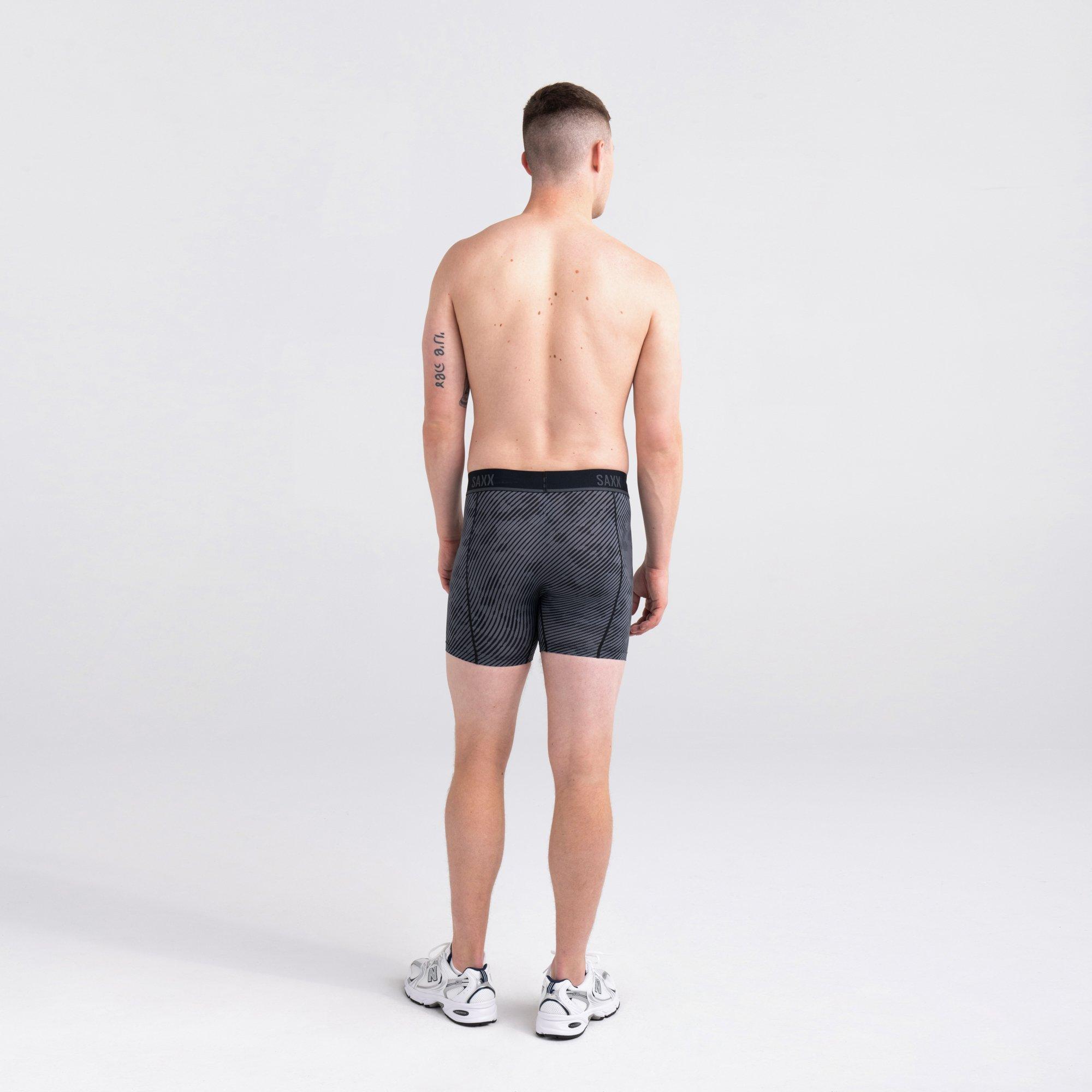 Men's Kinetic Light-Compression Mesh Boxer Brief from Saxx