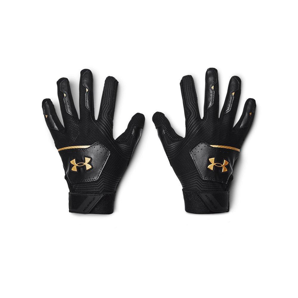 Black and gold batting 2024 gloves