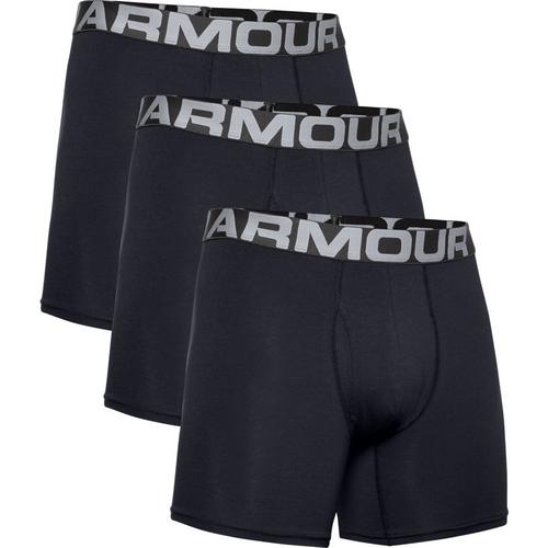 Under Armour Mens Charged Cotton 6 3-Pack Boxerjock (Royal