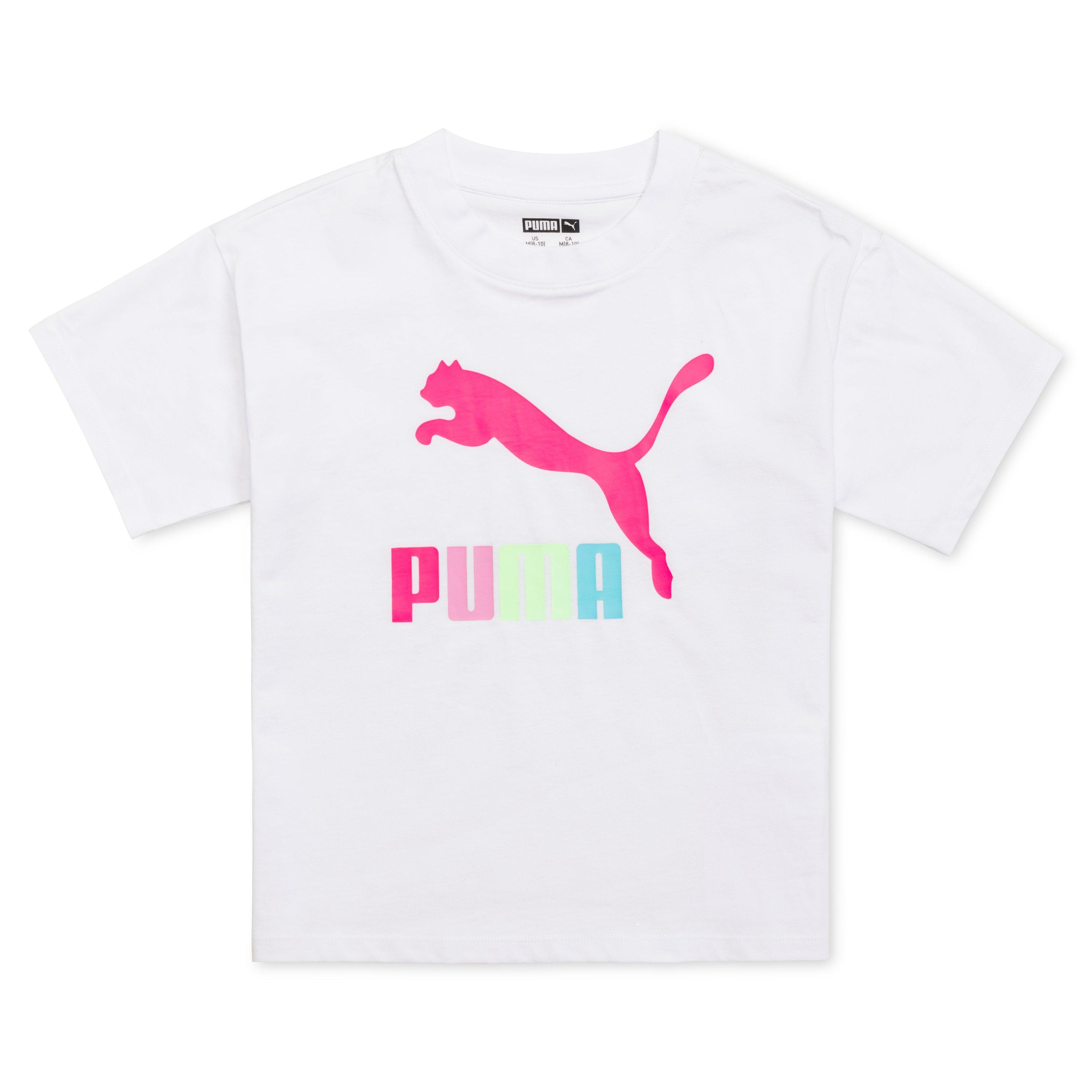 Girls Short Sleeve Pink Uni-Cone Unicorn Ice Cream Tee Shirt Small 6-6x