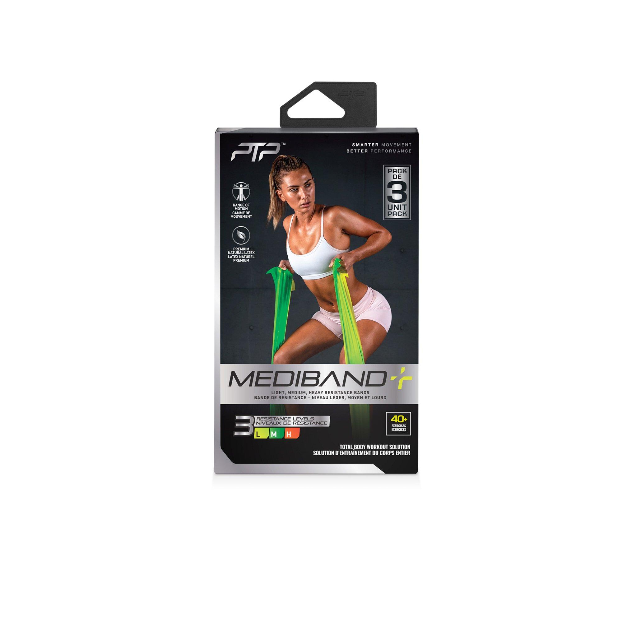 MediBand Combo+ Flat Resistance Band (3 Pack)