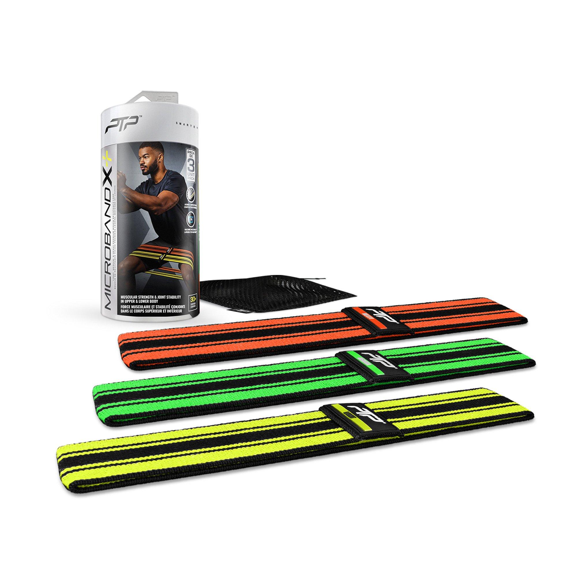 PTP MicroBand+ 3 Pack Resistance Bands