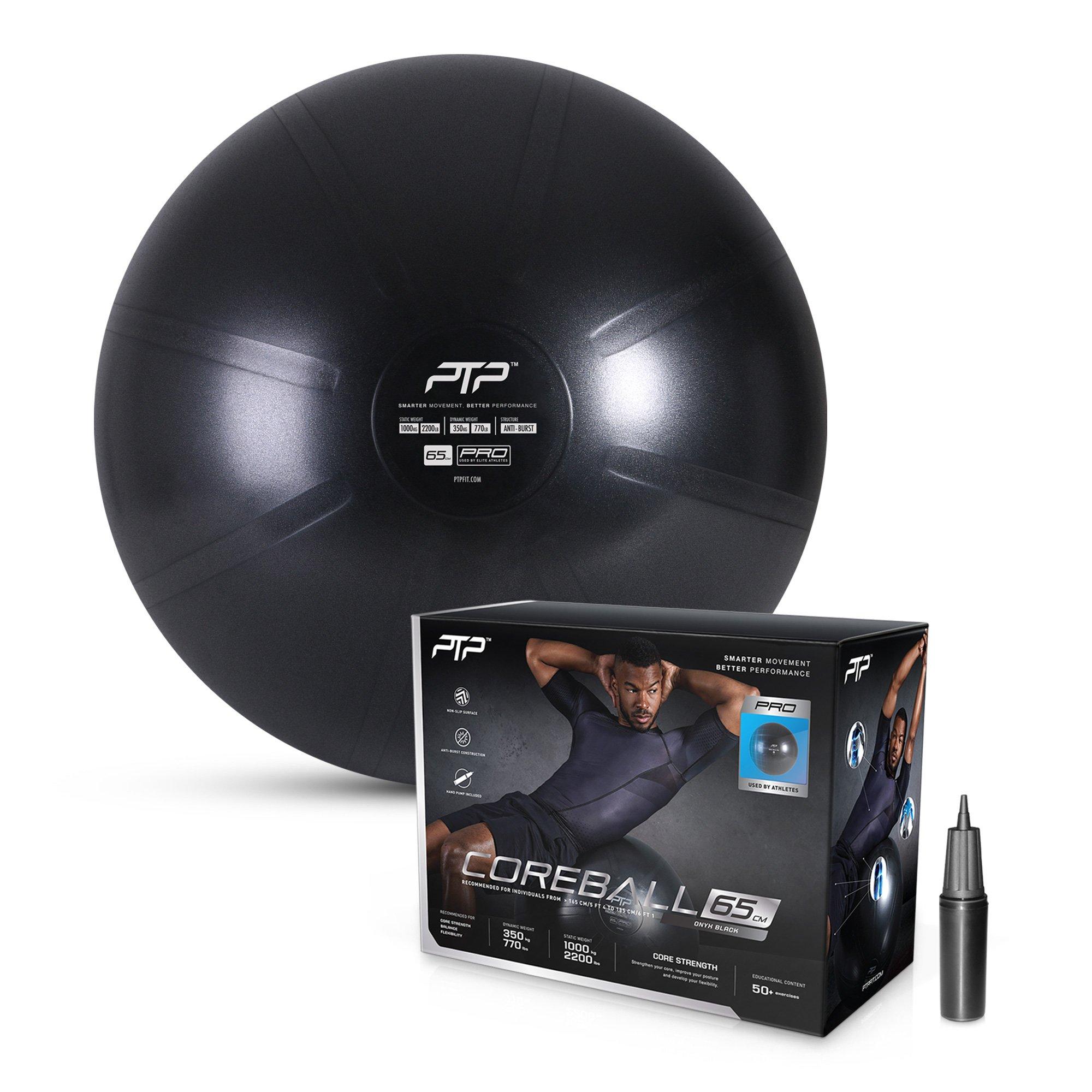 Exercise Ball, Ball Ch With Pump, St Fitness Ball Compatible With Birthing  Core Therapy