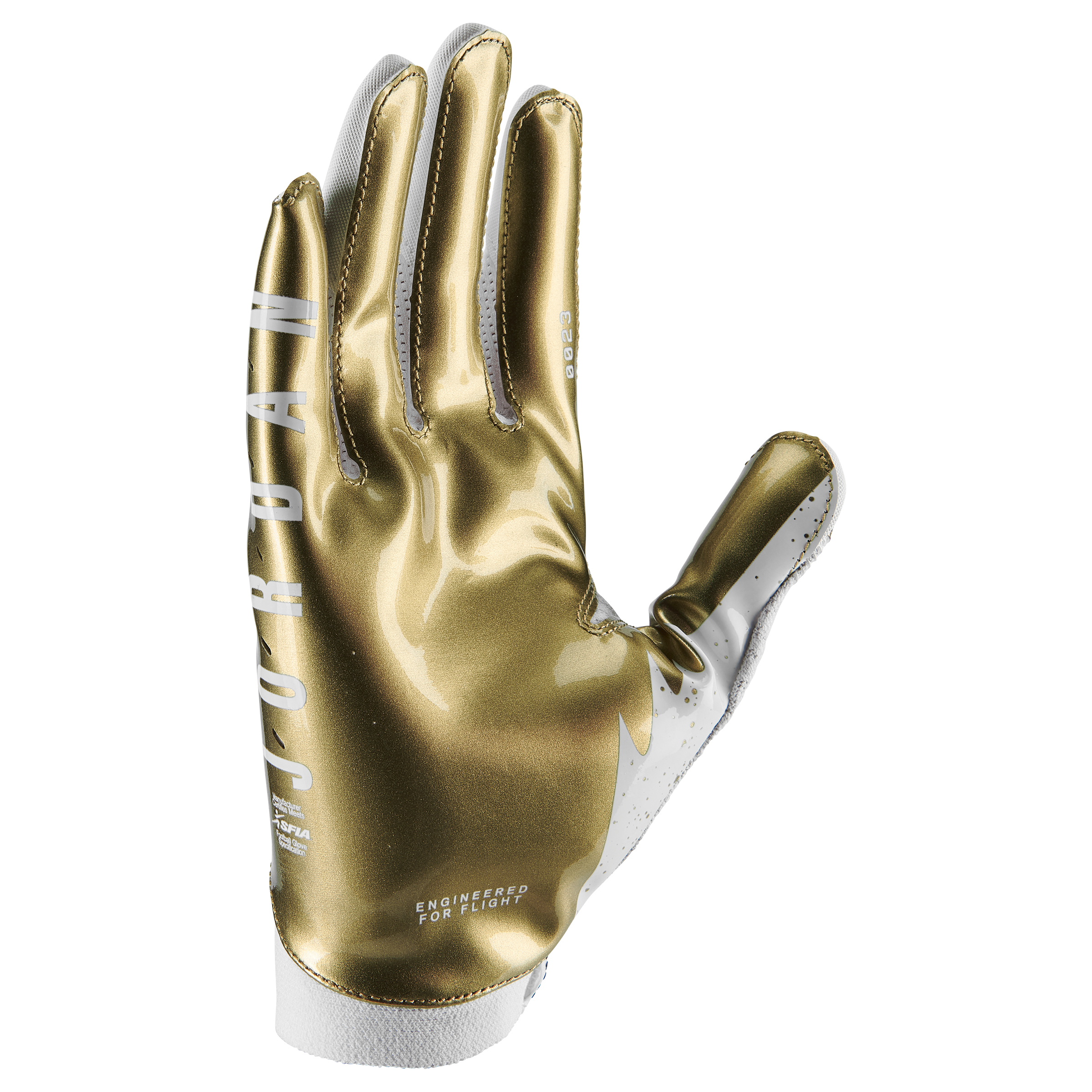 Gold nike gloves football online