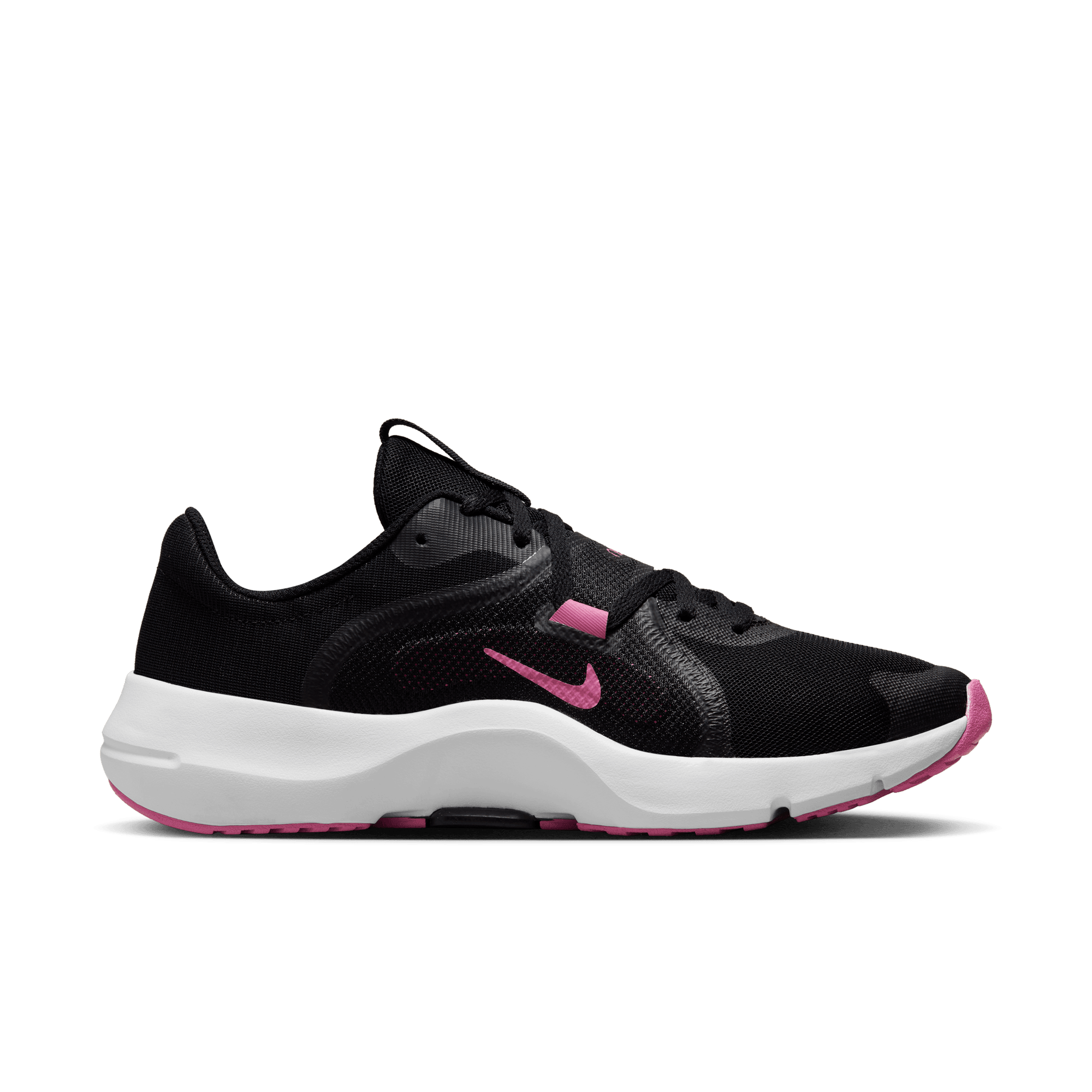 Nike huarache womens black clearance and pink