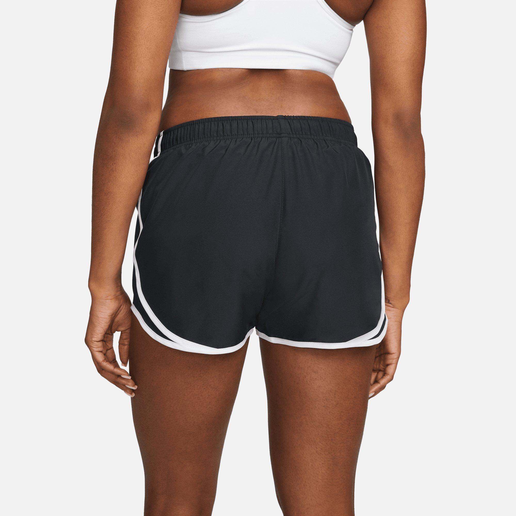 Nike Women Dri-Fit Tempo Lightweight Running Shorts Olive Green XS 