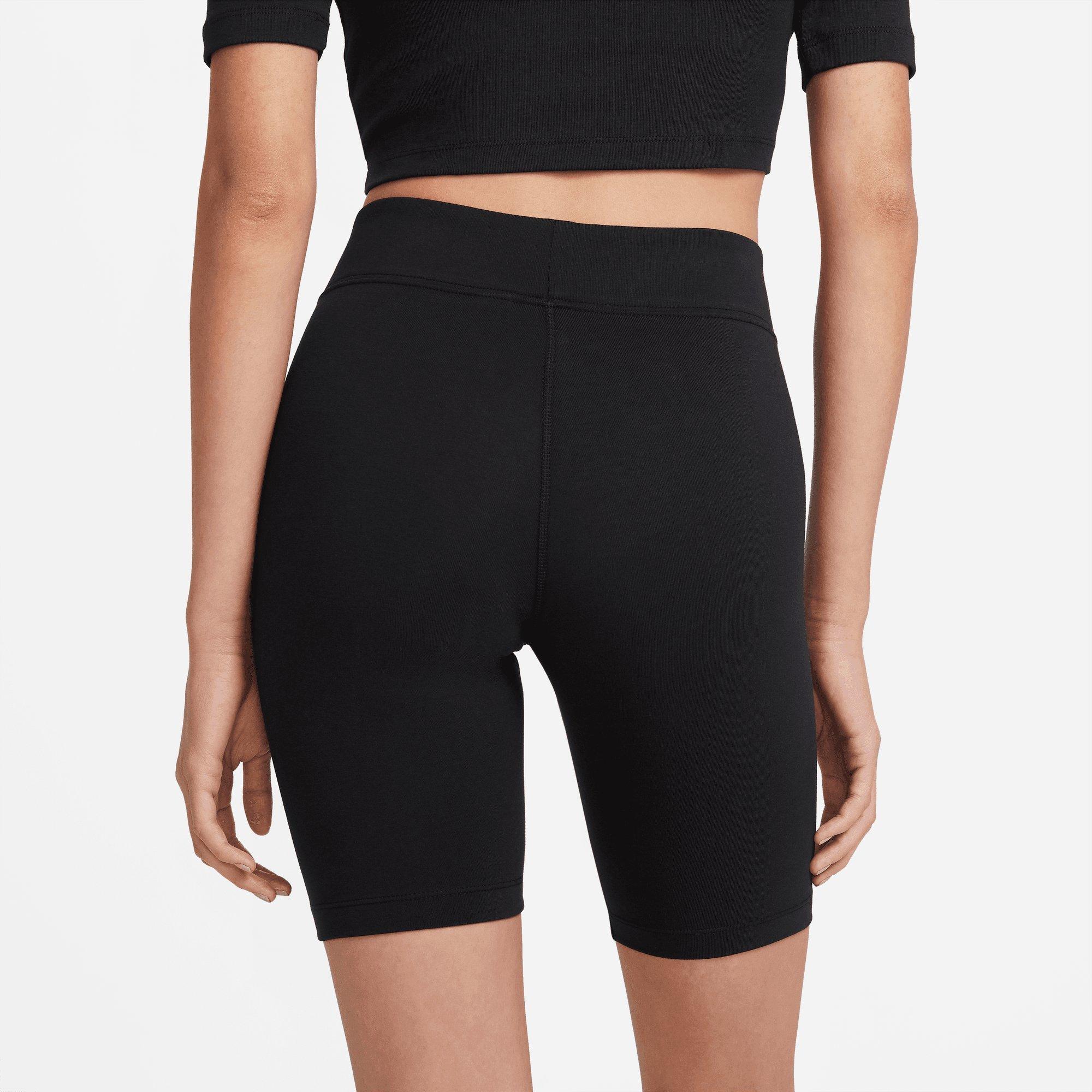 Nike Sportswear Essential Mid Rise Womens Bike Shorts - Black/White