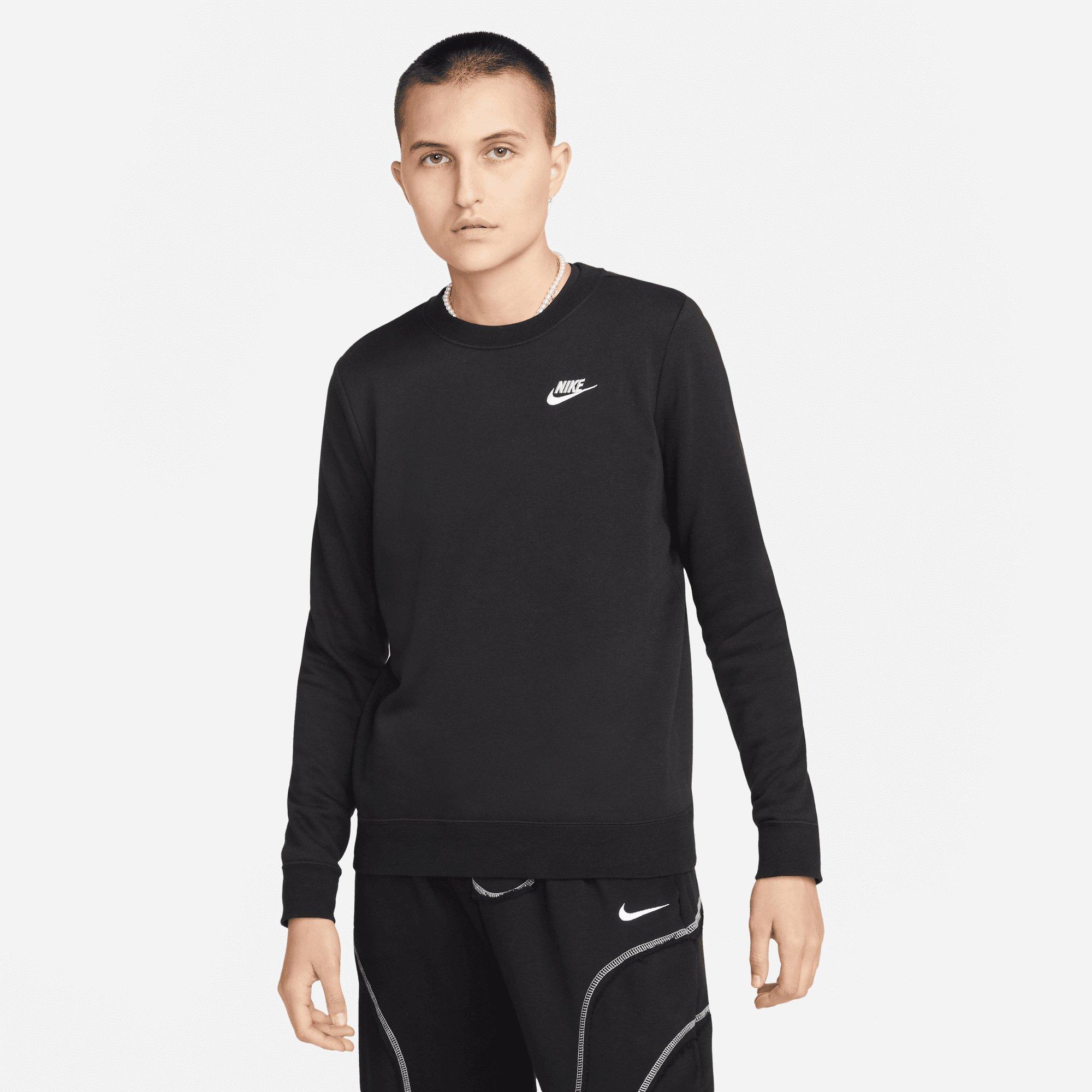 Nike gray sale club crewneck sweatshirt