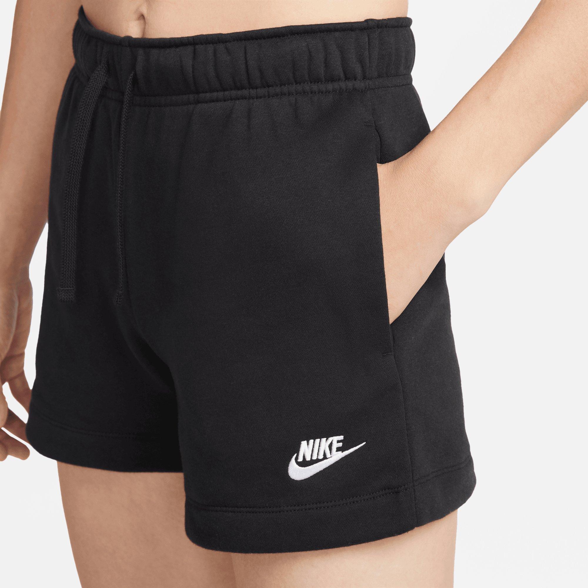 Nike Sportswear Women' Black Club Fleece Midrise Shorts (CU8600