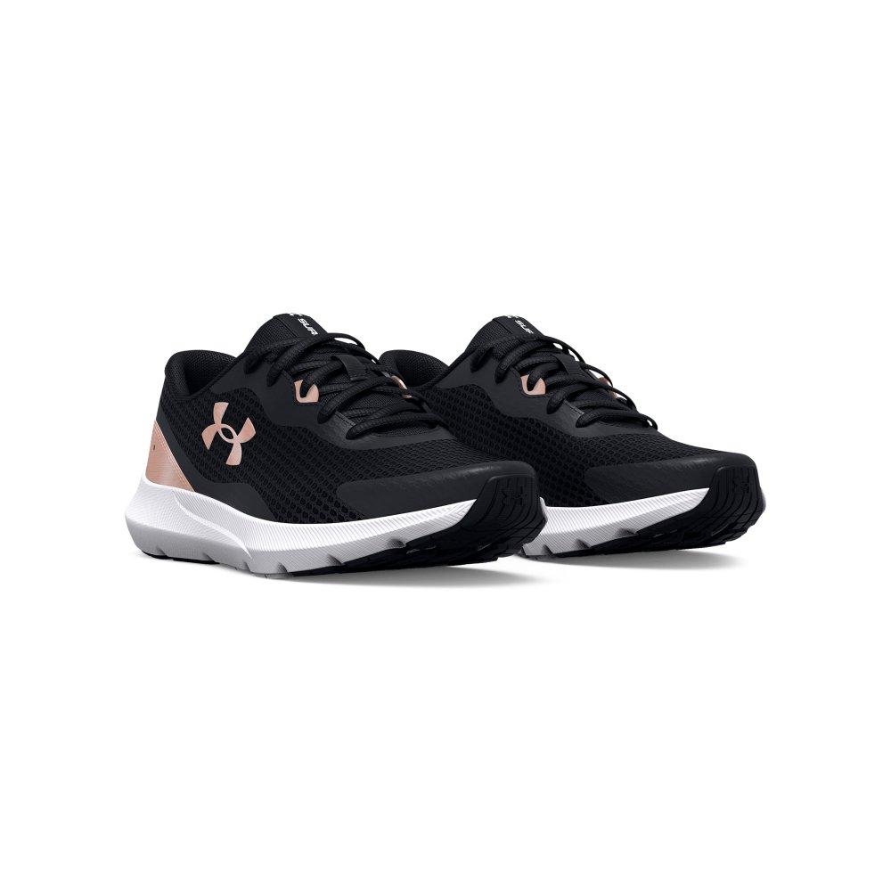  Under Armour Surge 3 White/Pink Elixir/Pink Elixir 8 B (M)