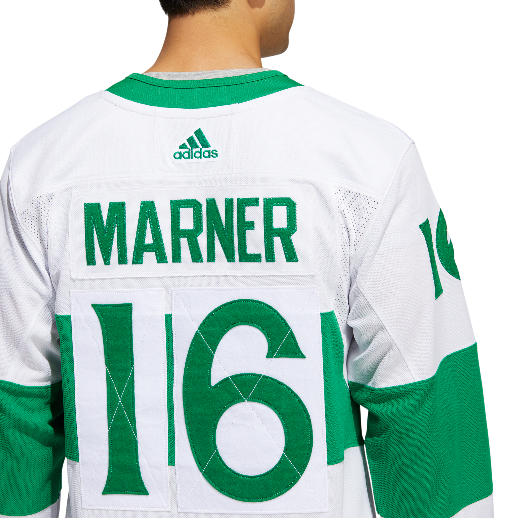 Men's Toronto Maple Leafs Mitch Marner Authentic St Pats Jersey