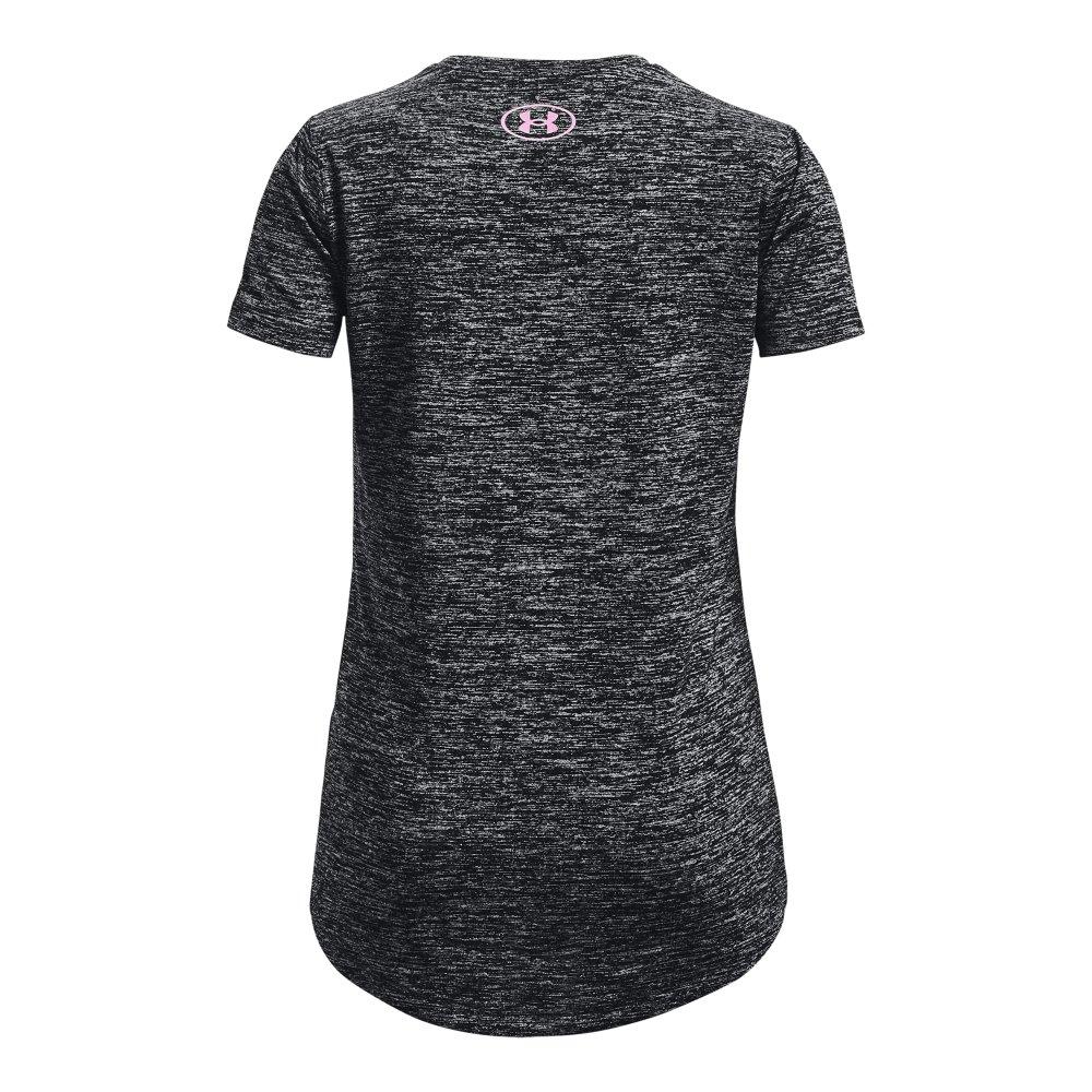 Junior Girls' [8-20] UA Tech; Big Logo Twist Short Sleeve Top from Under  Armour