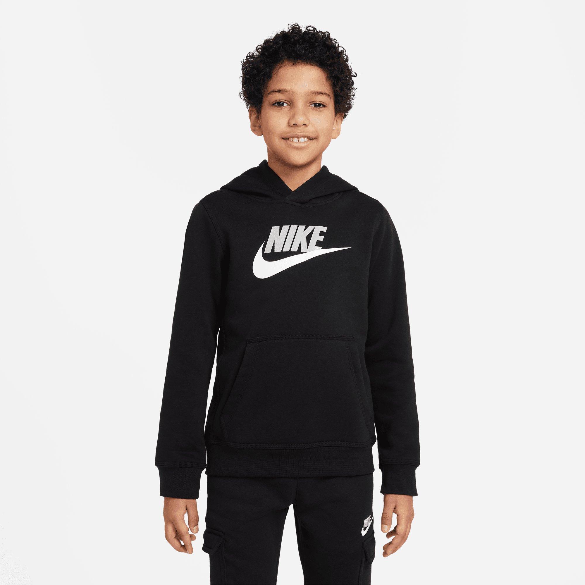 Boys grey shop nike hoodie