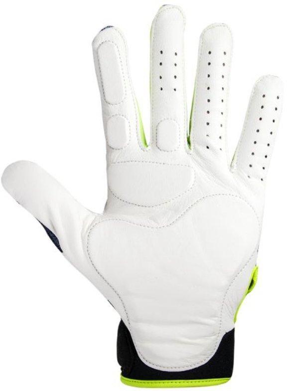 NWT ZONE TRAINING Women's FITNESS GLOVES~Black Lime Green Padded Palms, XL