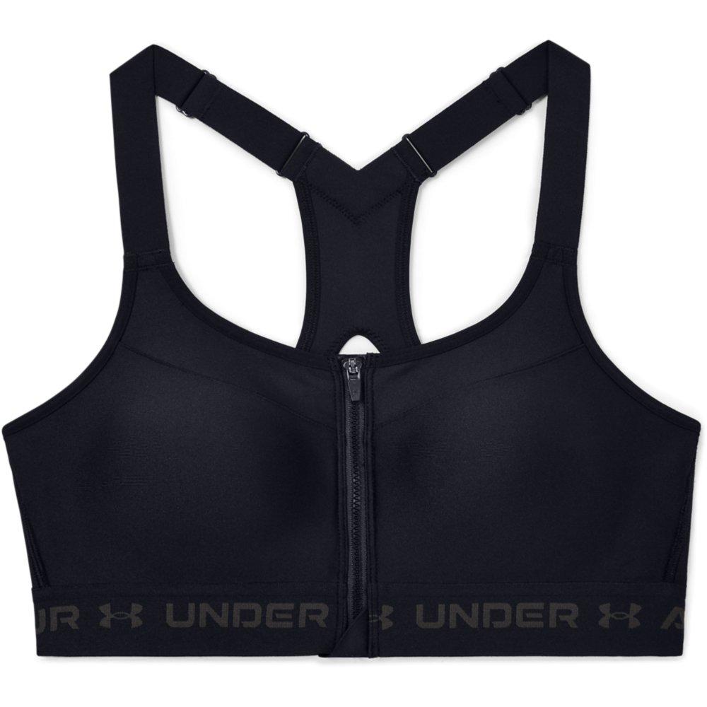 Buy Fitkin White High Impact Sports Bra With Front Zipper online