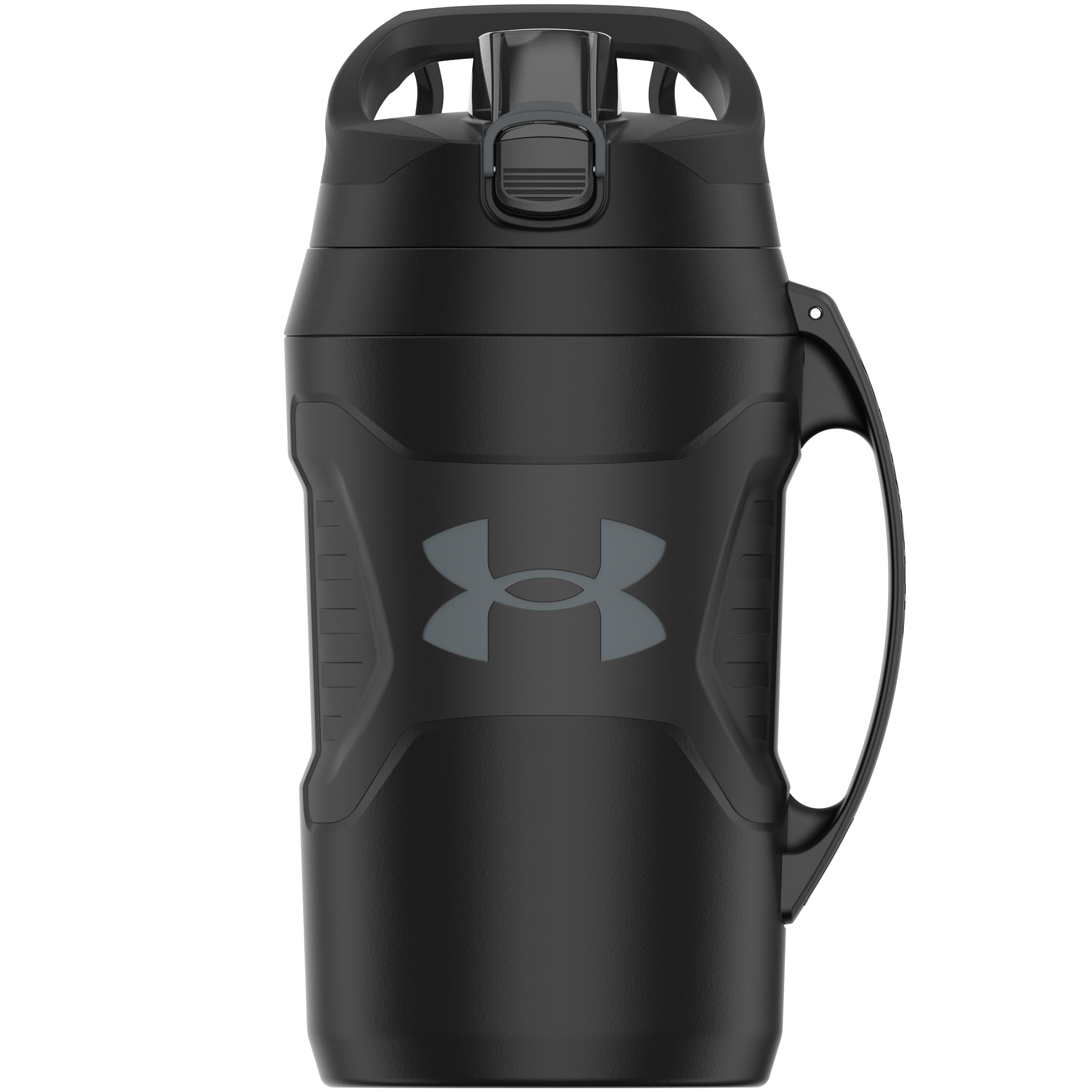 Under Armour Playmaker Sport Jug, Water Bottle with Handle, Foam Insulated  & Leak Resistant, 64oz, White/Blue Surf