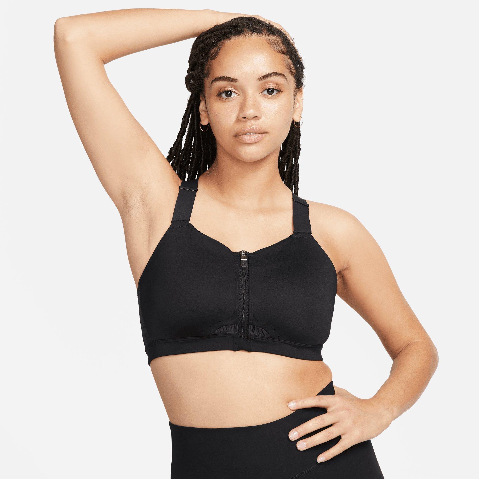 Nike Swoosh Dri-FIT Women's Sports Bra - Mineral/Black