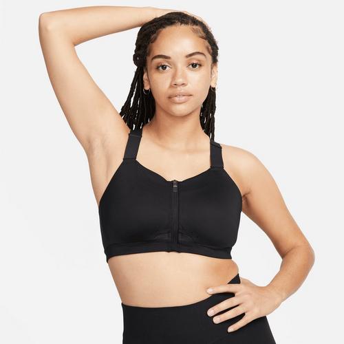 Women's Alpha High Support Padded Zip-Front Sports Bra from Nike