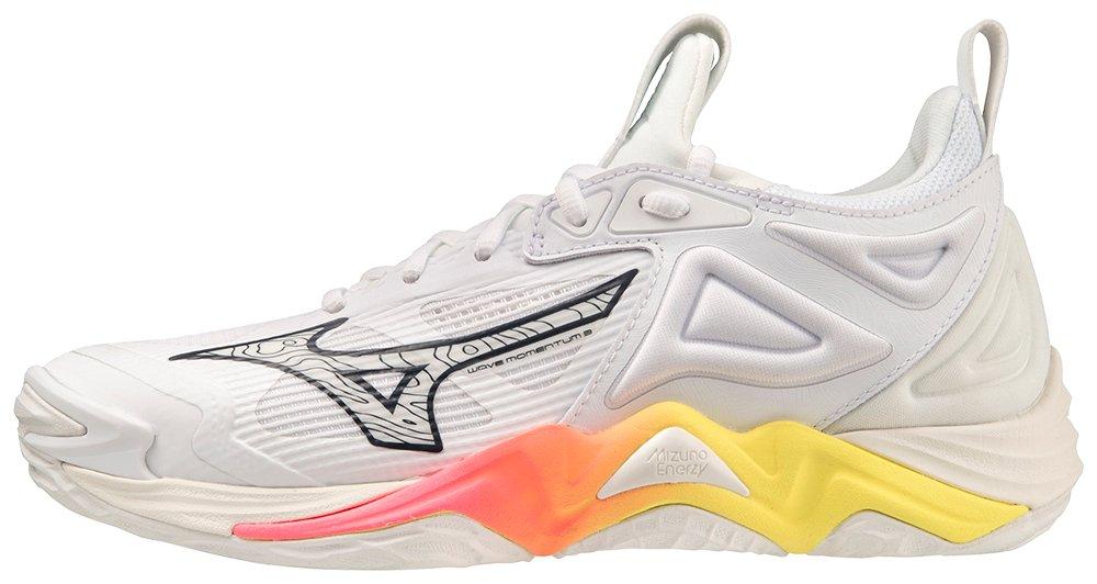 Mizuno Wave Momentum 3 Women s VB Shoe White Pink 11