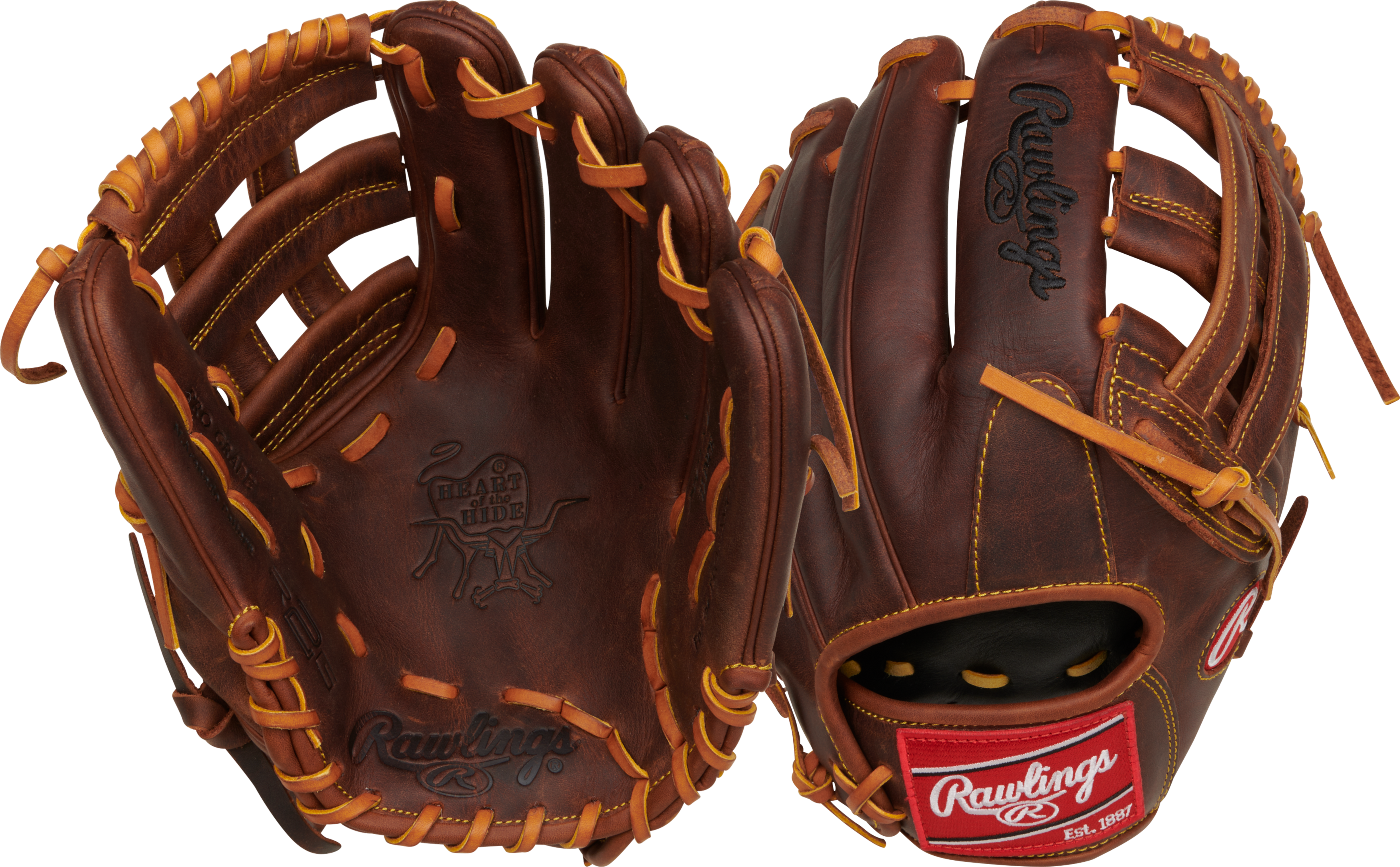 Heart of the Hide Infield Baseball Glove, Right Hand Throw